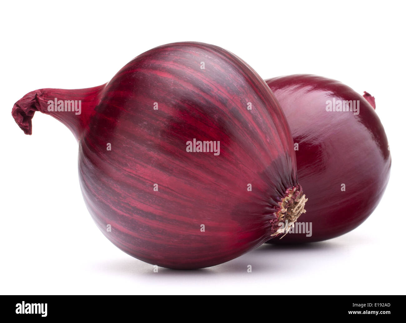 red onion bulb isolated on white background cutout Stock Photo - Alamy