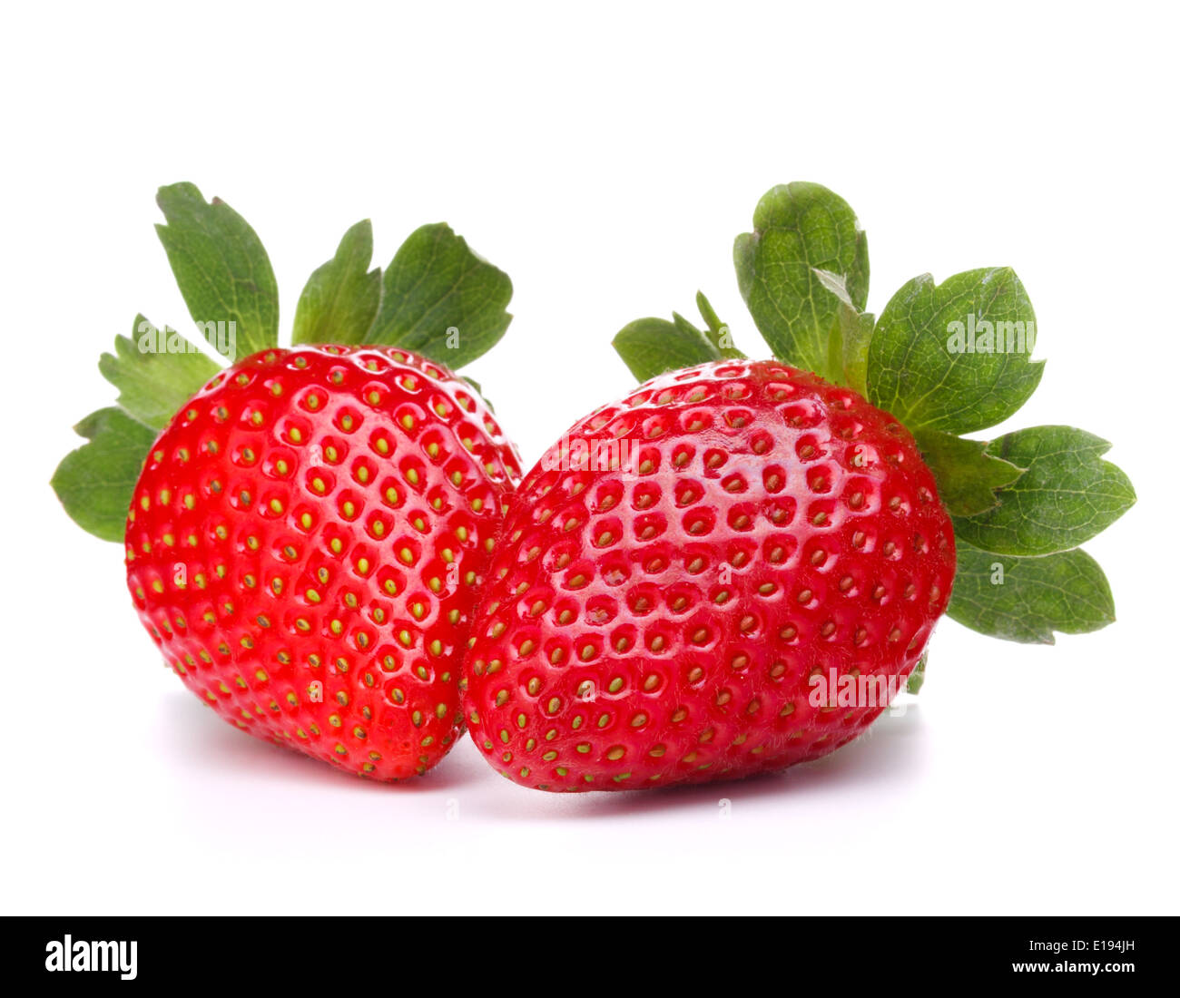 Strawberry isolated on white background cutout Stock Photo - Alamy