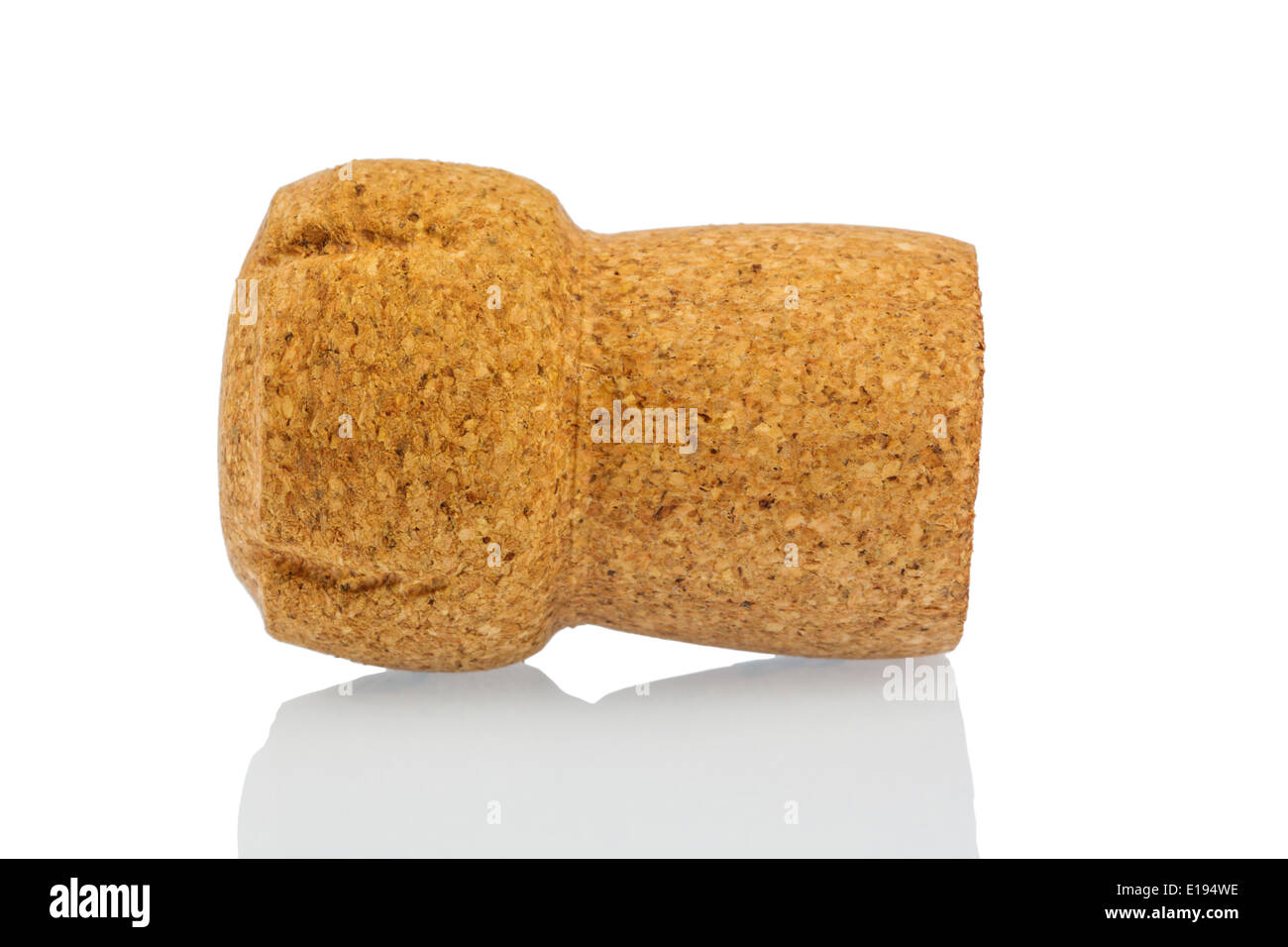 Ein einzelner Champagnerkorken, Symbolfoto f¸r Festlichkeit, Genuss und Luxus Stock Photo