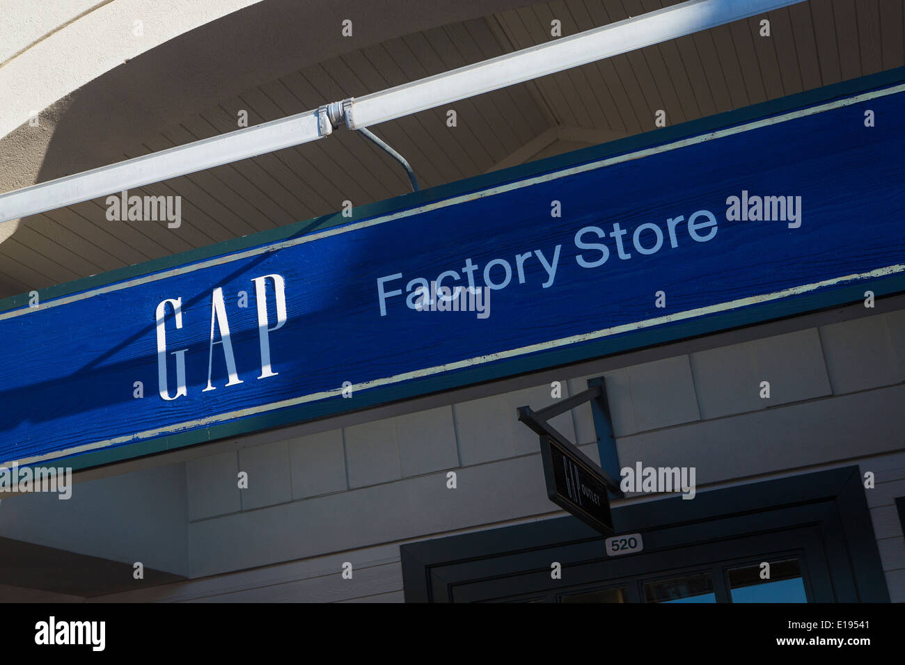 Gap Outlet store is pictured in Tanger Outlets in Sevierville, Tennessee Stock Photo