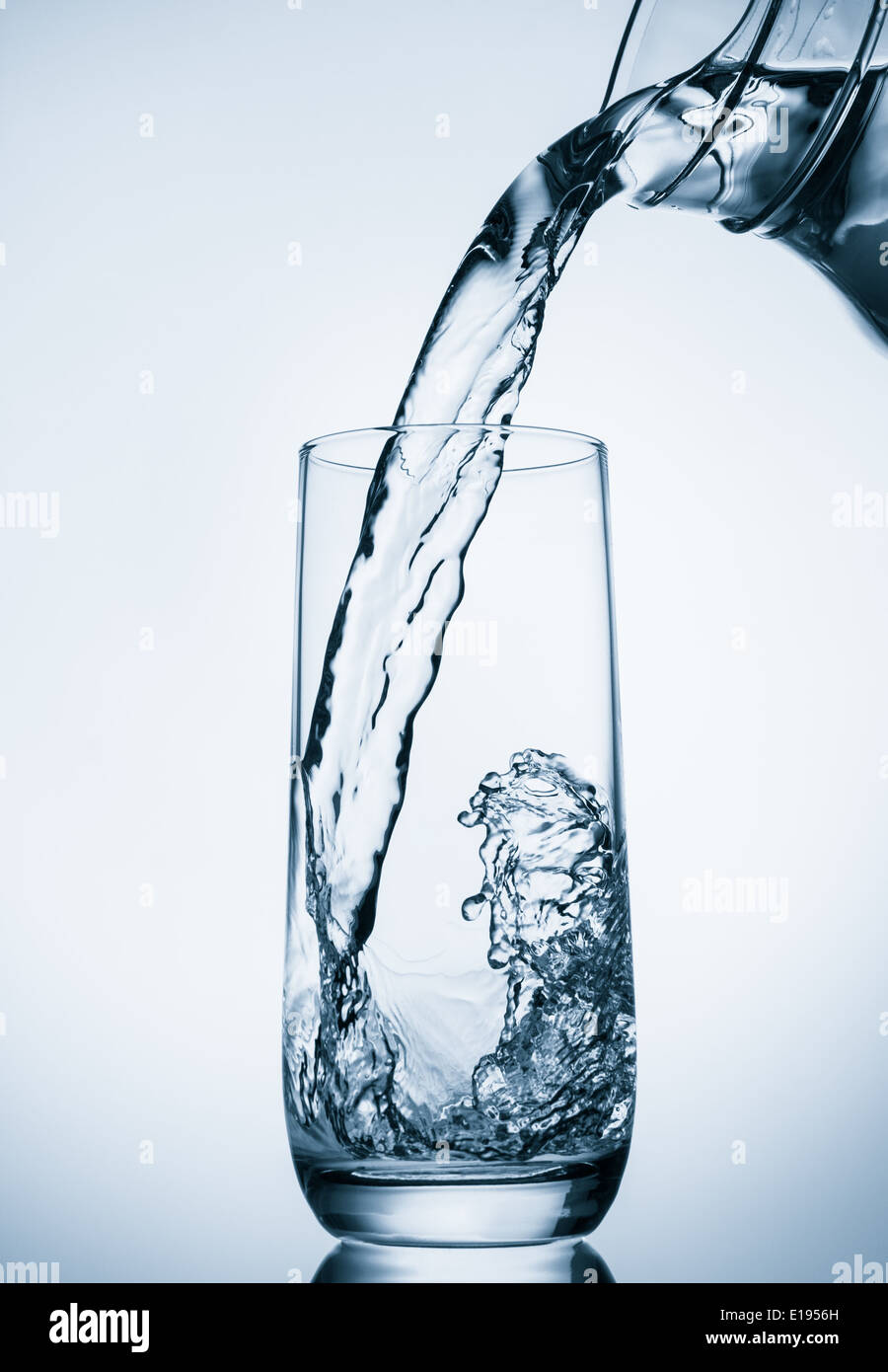 Pouring Water Into A Glass Pouring Water Into A Glass
