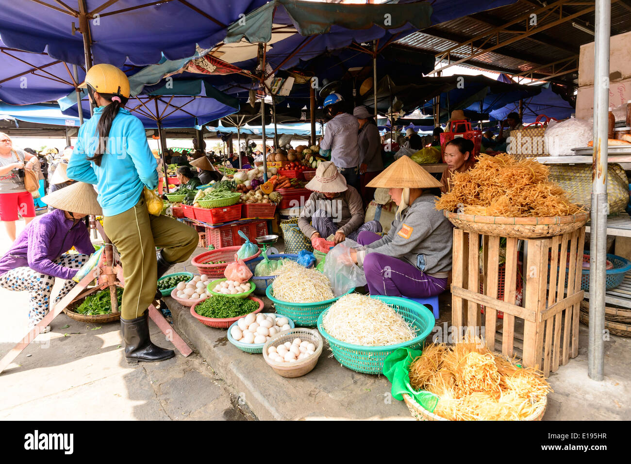 Vietnamese Market Stock Photo