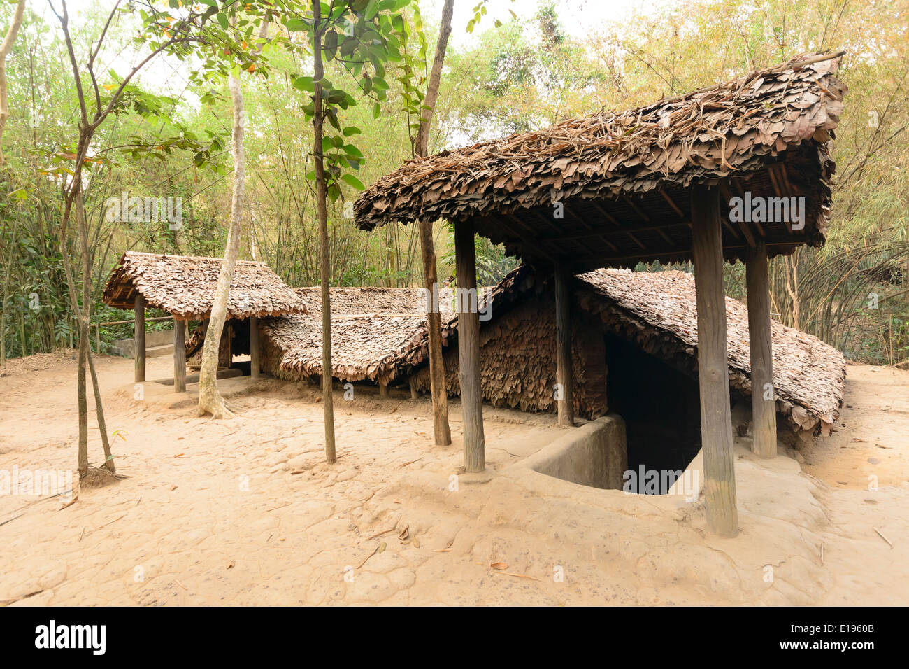 Cu Chi Tunnels Stock Photo