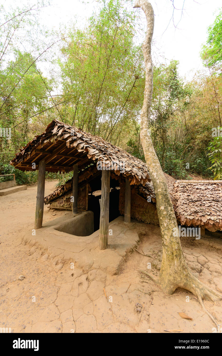 Cu Chi Tunnels Stock Photo