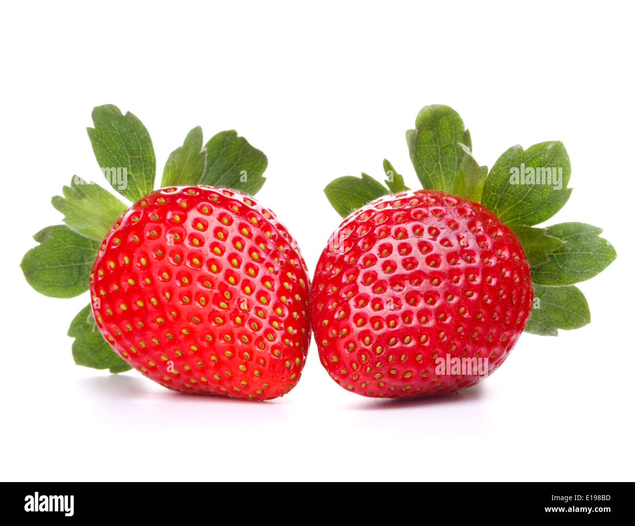 Strawberry isolated on white background cutout Stock Photo - Alamy
