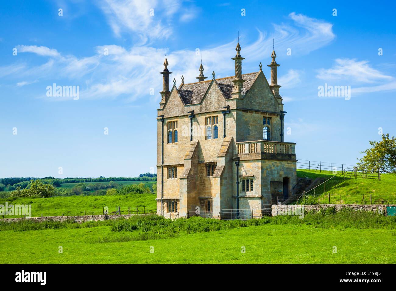 East Banqueting House Jacobean Lodge, Chipping Campden, Gloucestershire, Cotswolds, England, UK, EU, Europe Stock Photo
