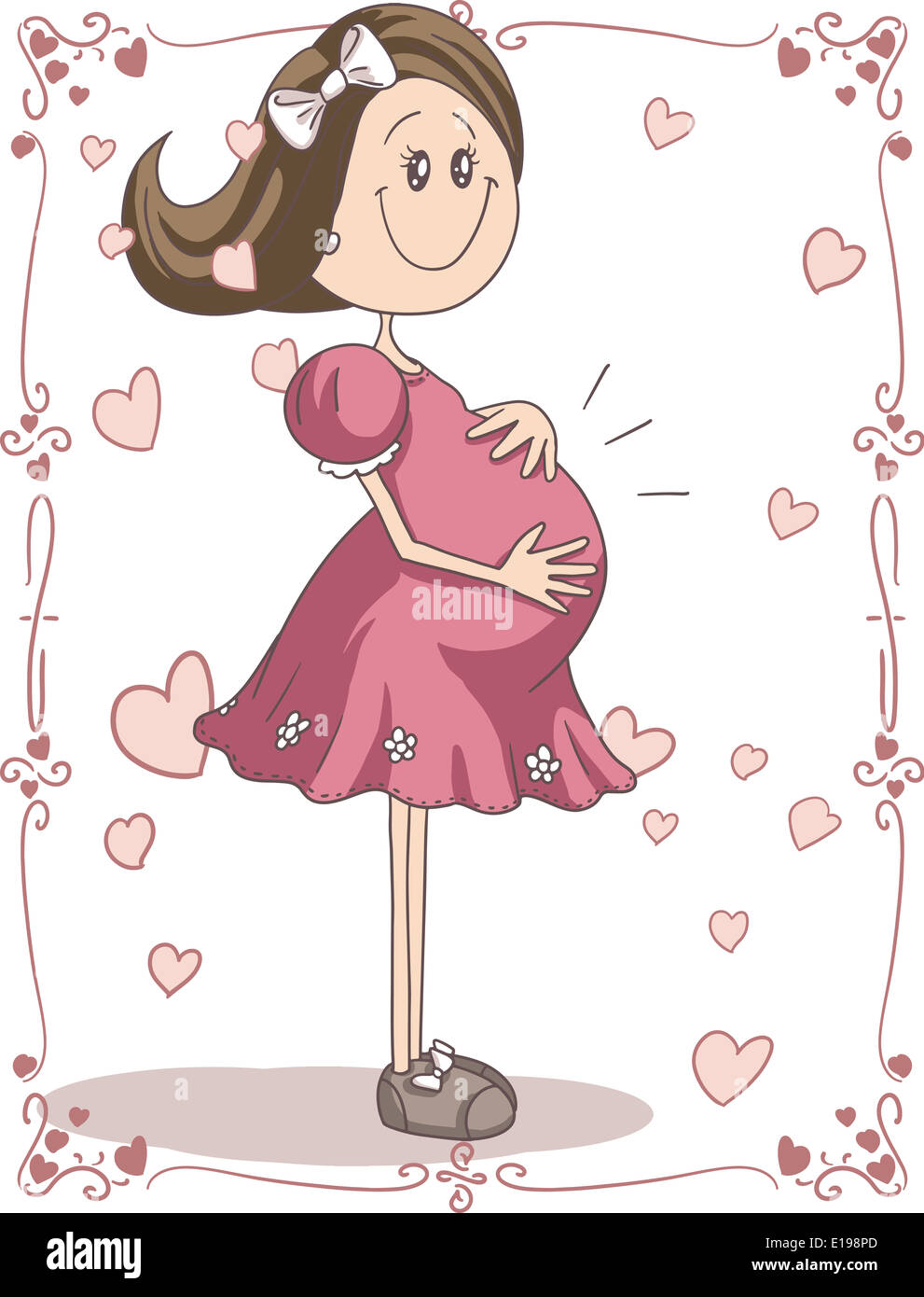 Pregnancy cartoon hi-res stock photography and images - Alamy Pregnancy cartoon hi-res stock photography and images - Alamy