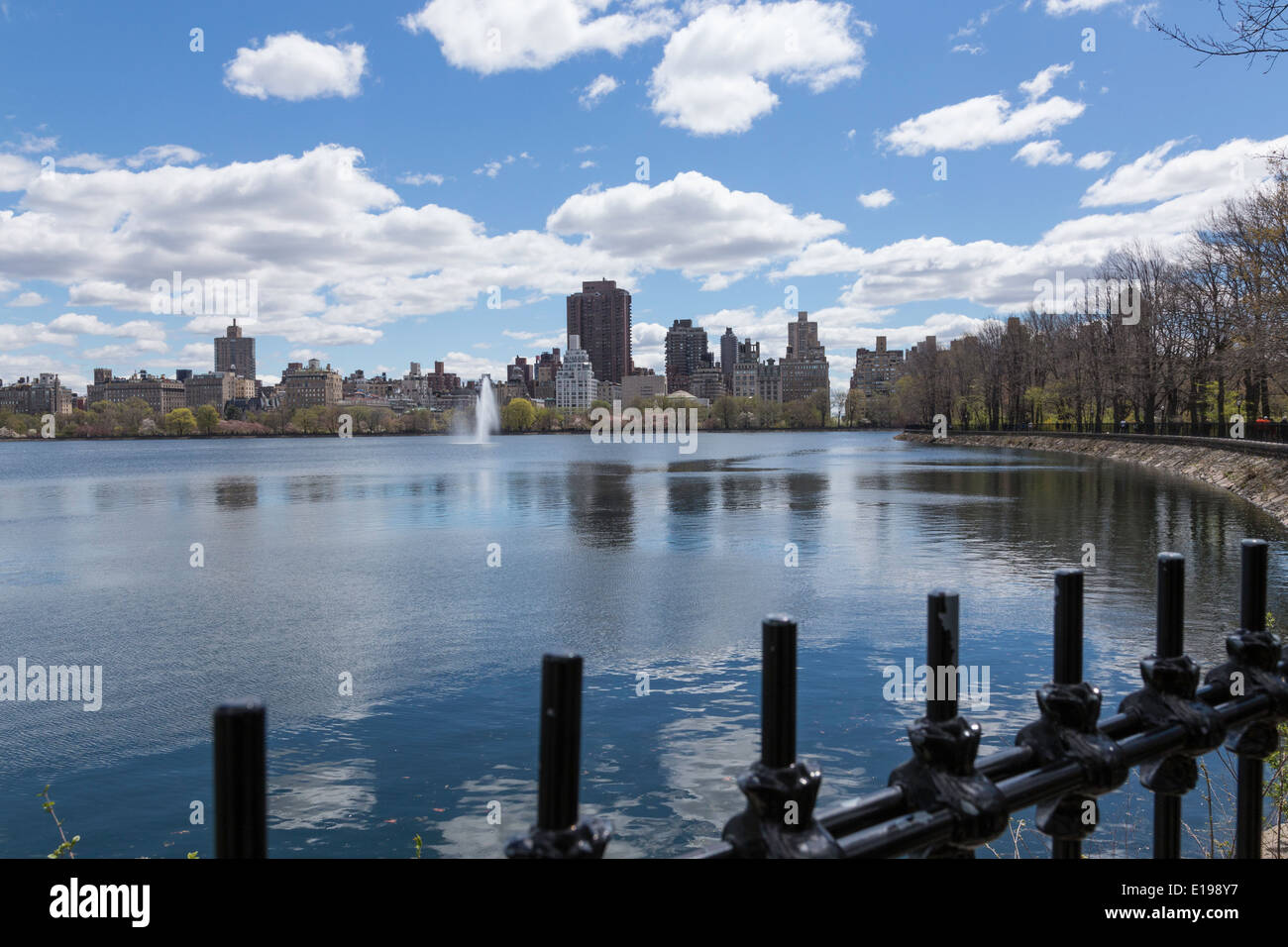 The Reservoir in Central Park, NYC, USA Stock Photo Alamy