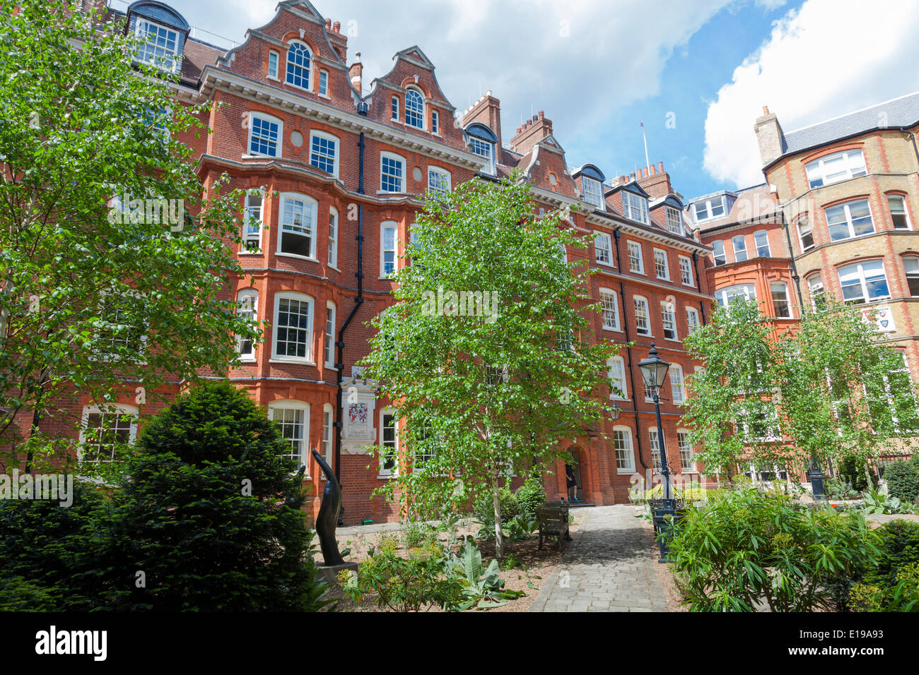 Hare Court Buildings Inner Temple. Stock Photo