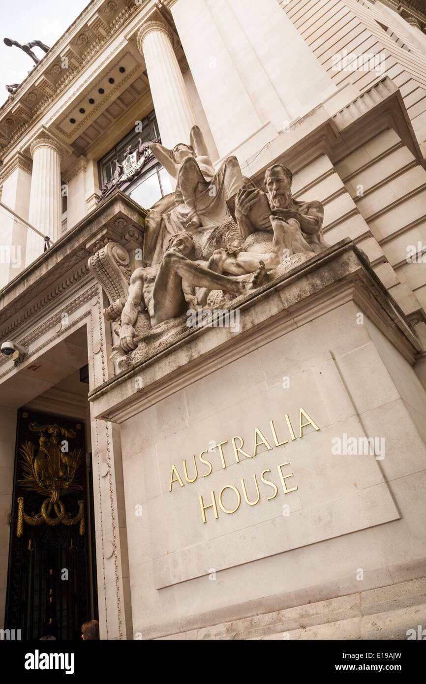 Australia House Aldwych entrance London Stock Photo