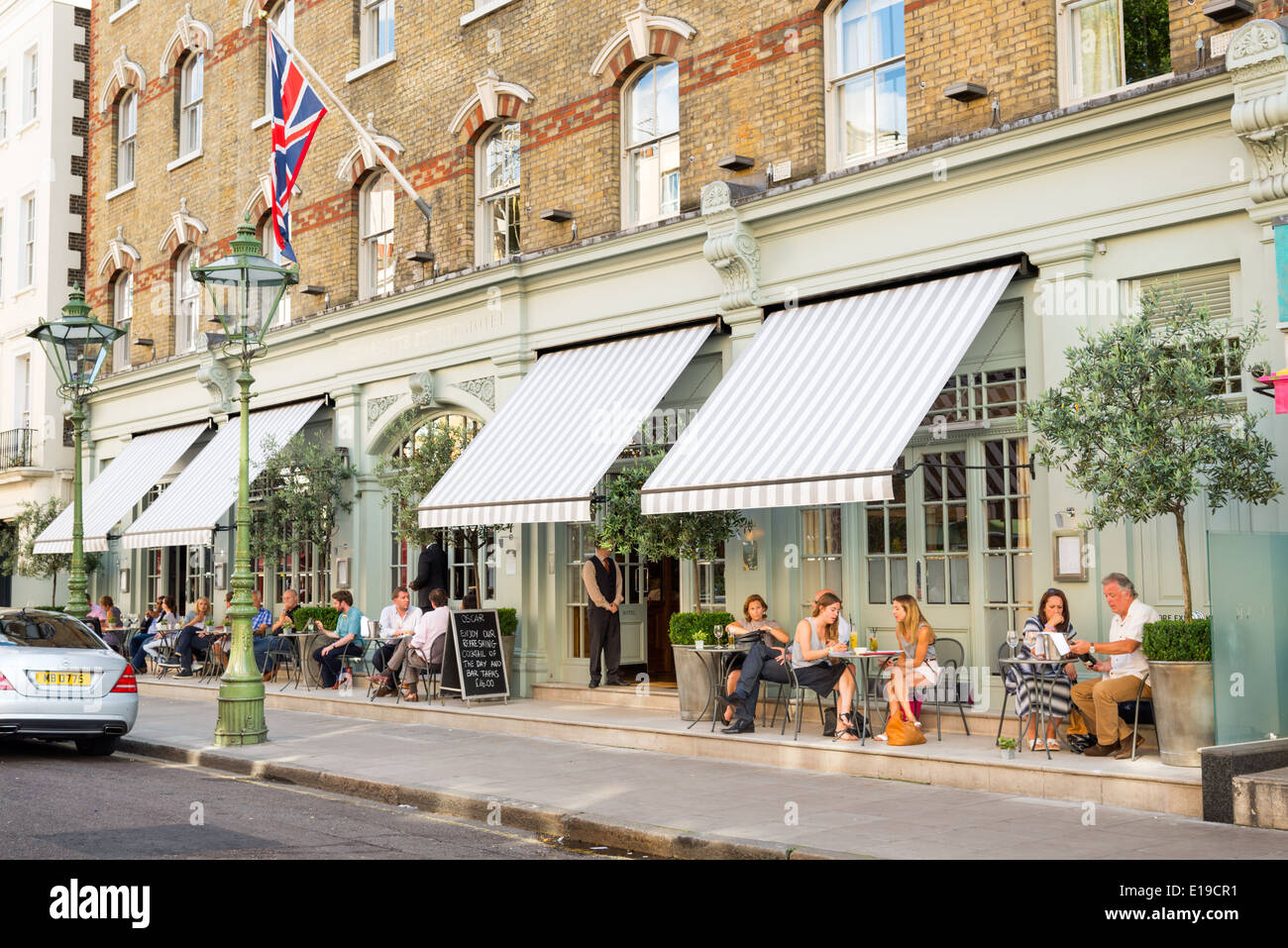 Charlotte Street Hotel, Fitzrovia, London, England, UK Stock Photo