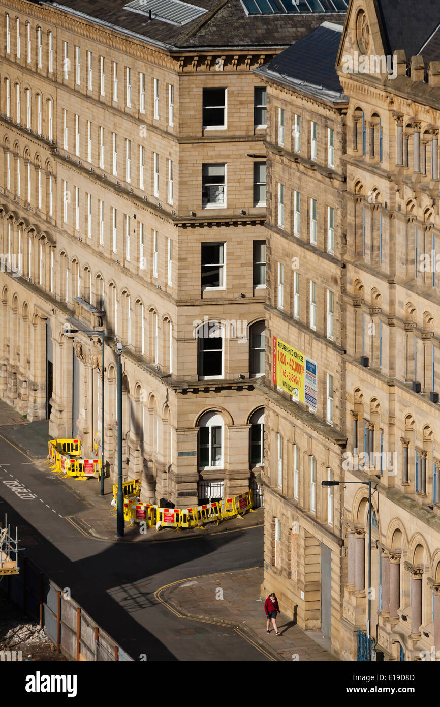 Construction of the Westfield shopping mall, Bradford, 2014 Stock Photo
