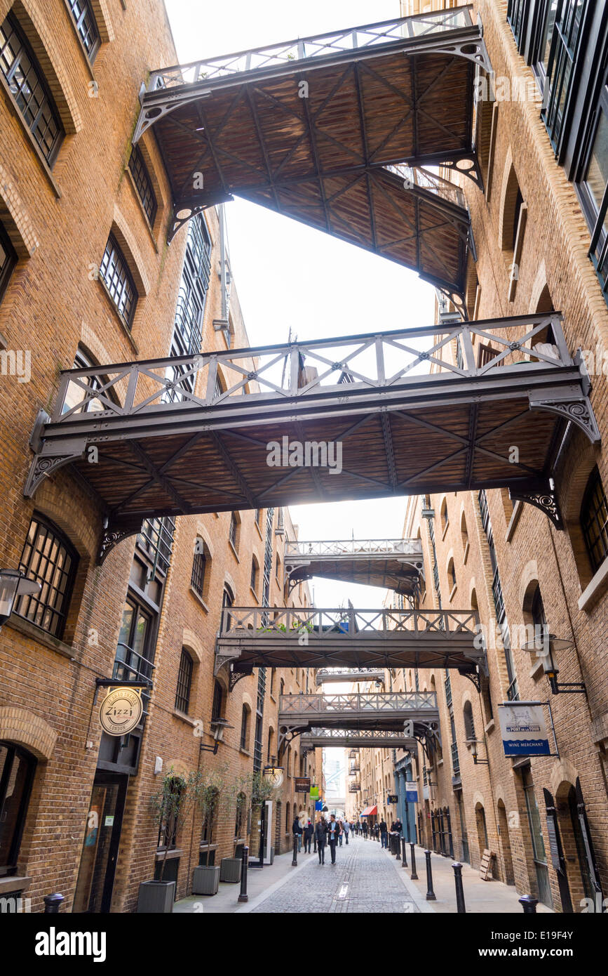 Shad Thames converted warehouse apartments, London, England, UK Stock Photo Alamy