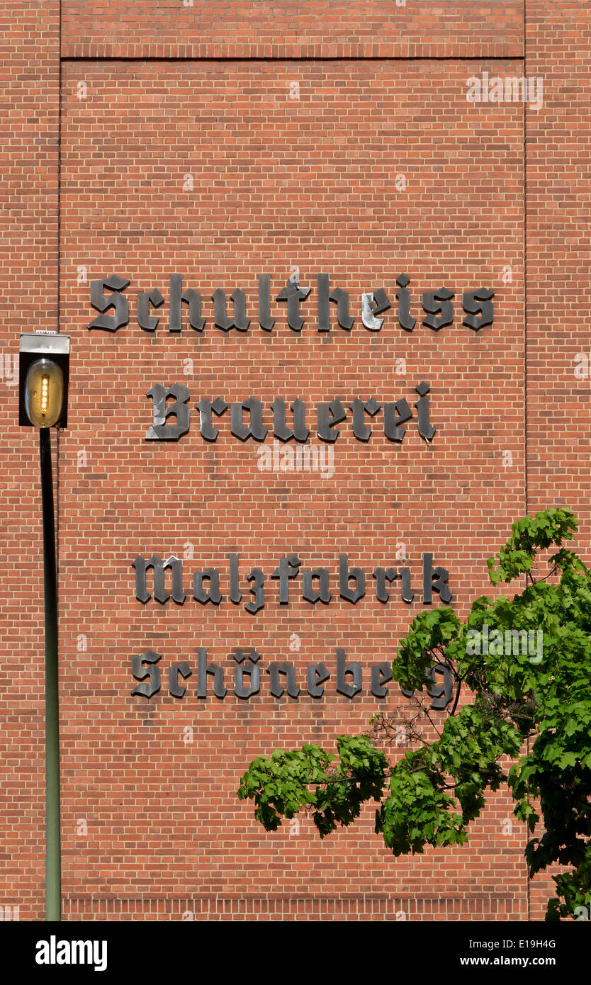 Malzfabrik, Alte Schultheiss Brauerei, Bessemerstrasse, Schoeneberg, Berlin, Deutschland / Schöneberg Stock Photo