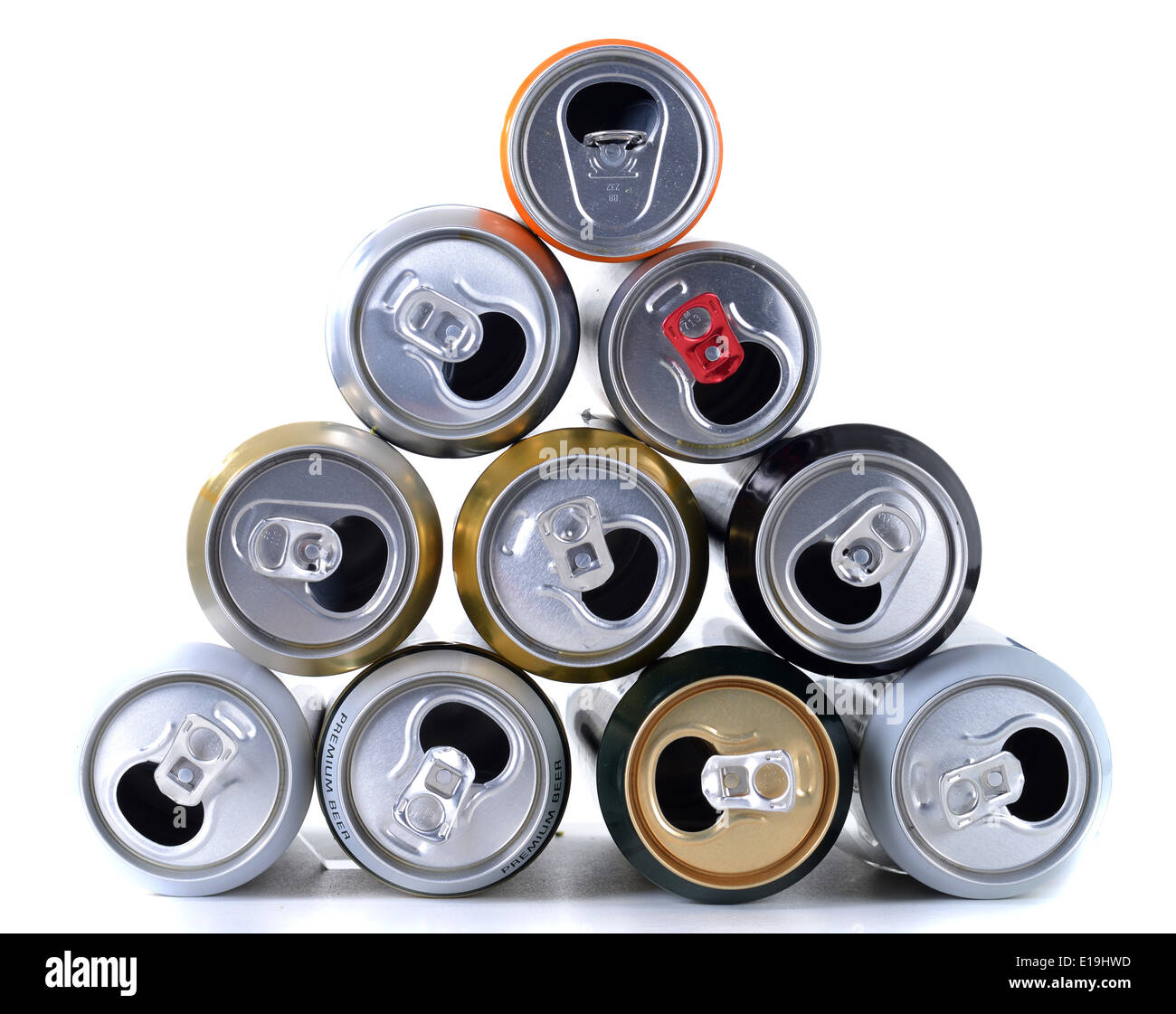 empty cans, can Stock Photo