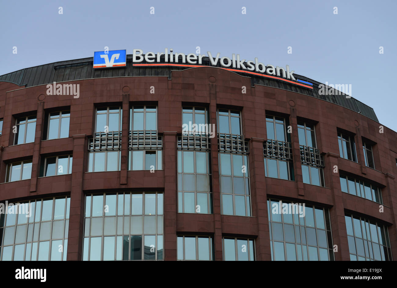 Berliner Volksbank, Budapester Strasse, Tiergarten, Berlin, Deutschland Stock Photo