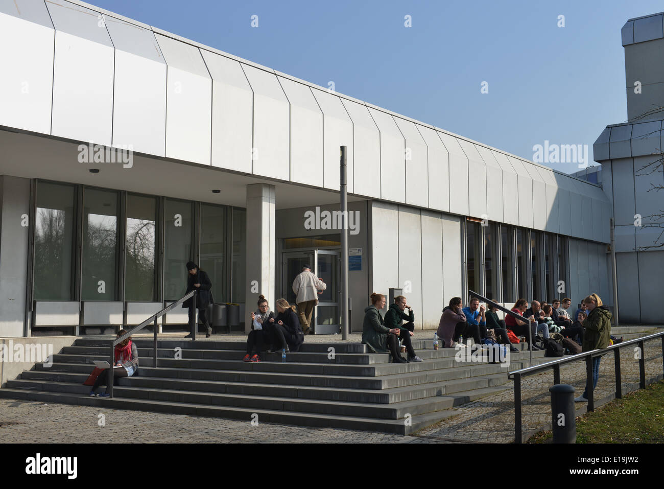 Silberlaube, Philologie, Freie Universitaet, Habelschwerdter Allee, Dahlem, Berlin, Deutschland / Universität Stock Photo