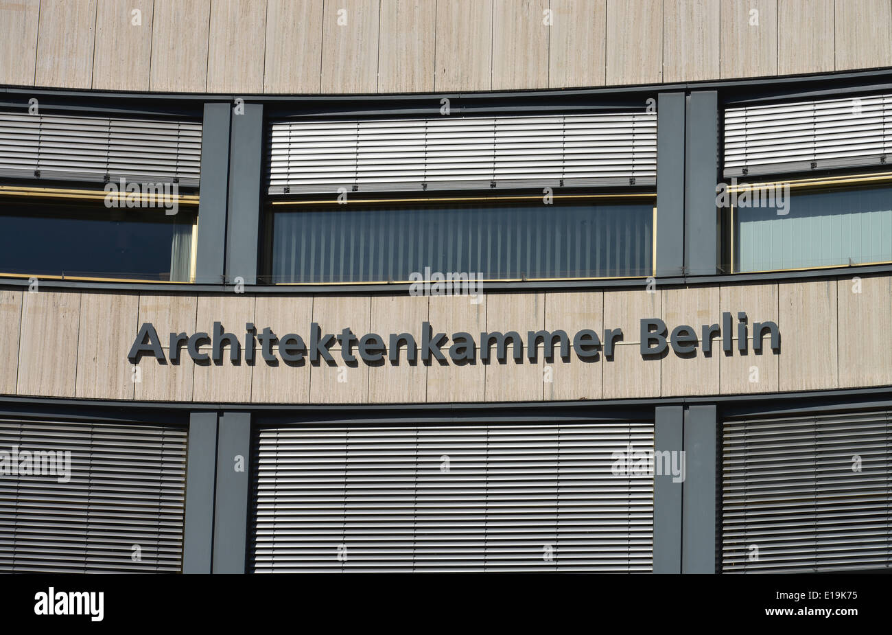 Architektenkammer Berlin, Alte Jakobstrasse, Kreuzberg, Berlin, Deutschland Stock Photo