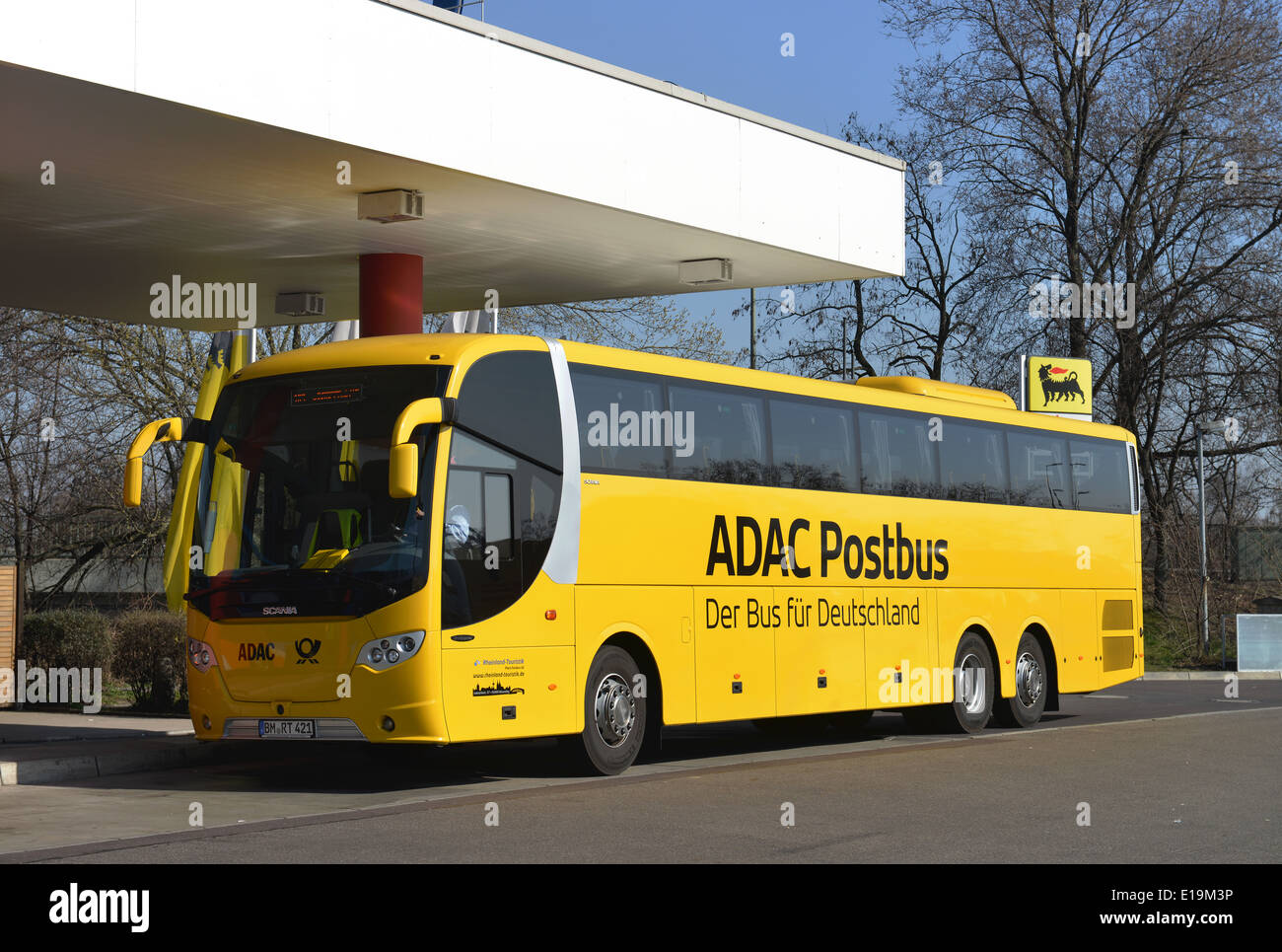 ADAC Postbus Stock Photo