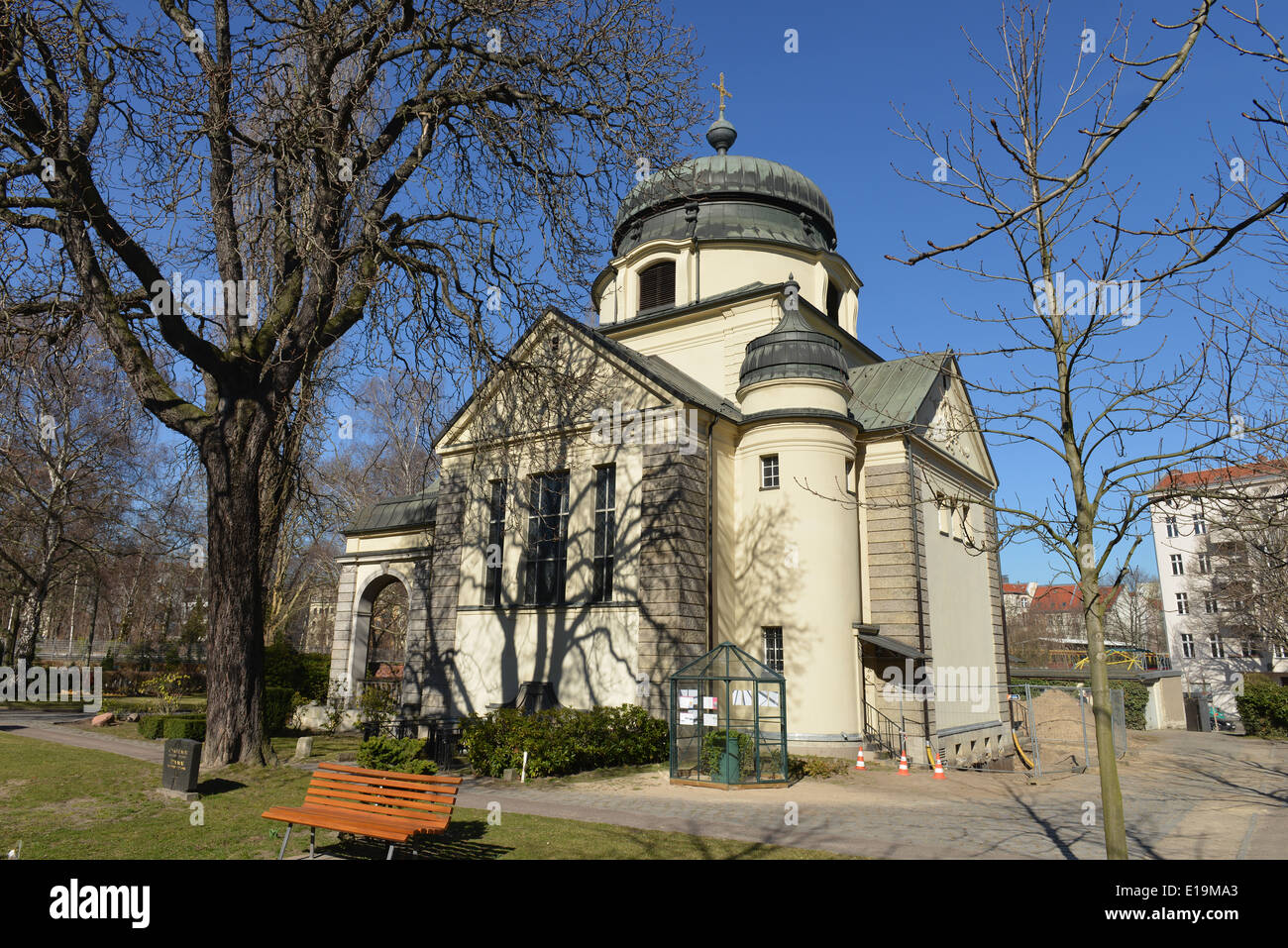 Kapelle, Alter St.-Matthaeus-Kirchhof, Schoeneberg, Berlin, Deutschland / Schöneberg, Matthäus Stock Photo