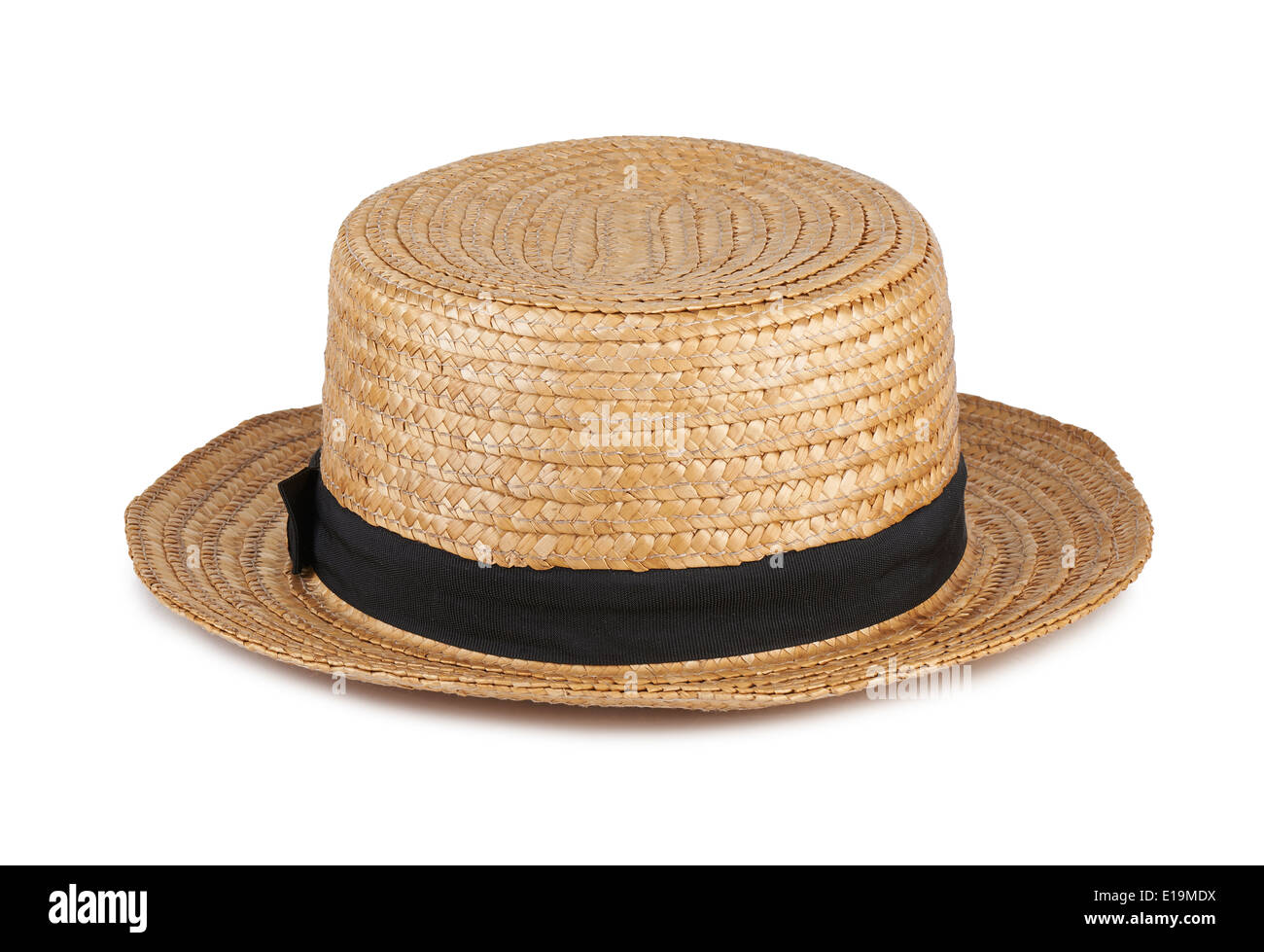 Straw boater hat isolated hi-res stock photography and images - Alamy
