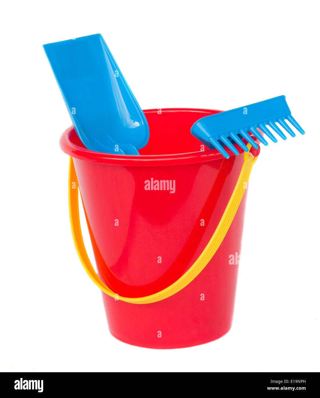 Beach bucket and spades Cut Out Stock Images & Pictures Alamy