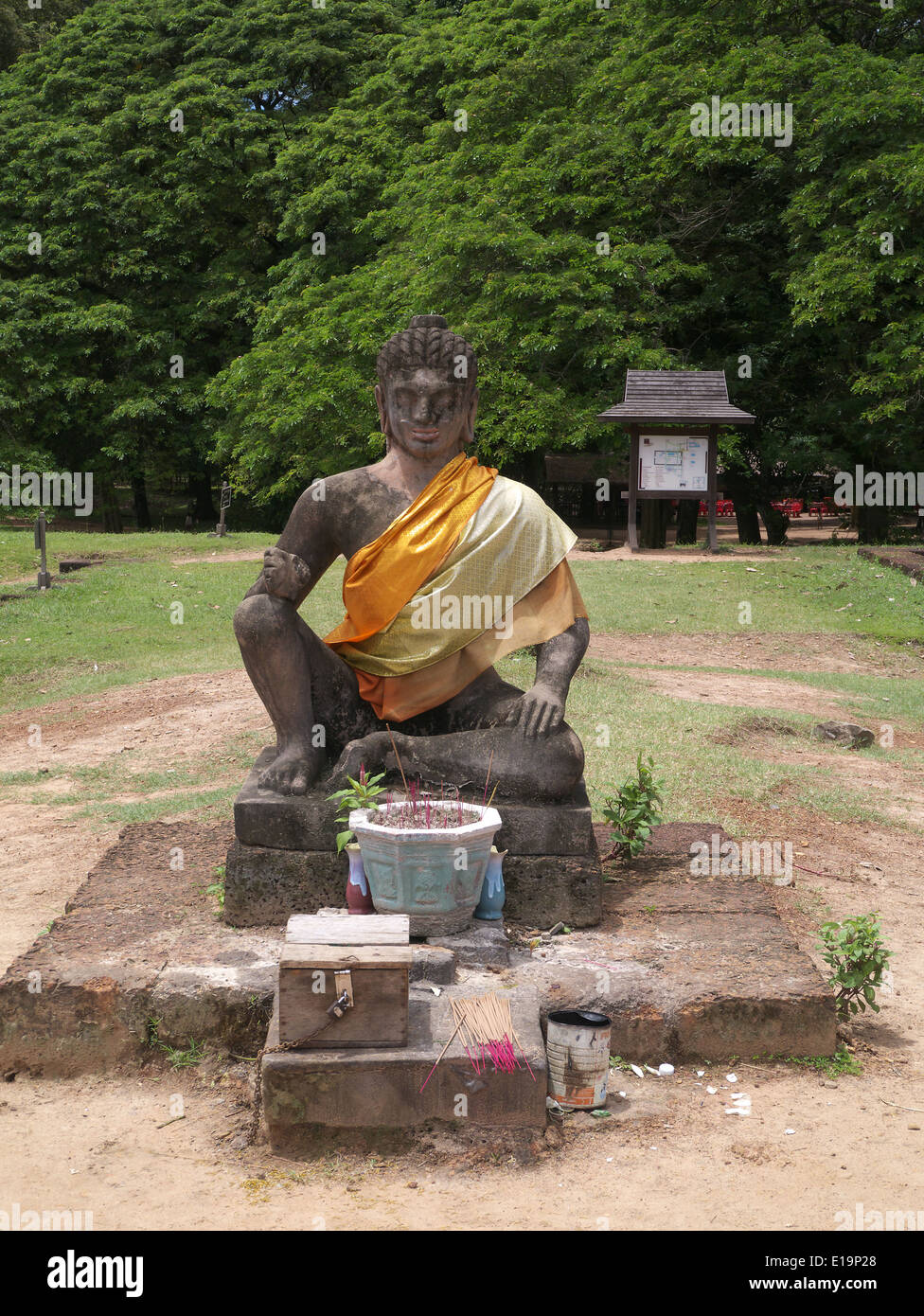 Cambodia Angkor Thom Buddha Angkor Wat site Stock Photo