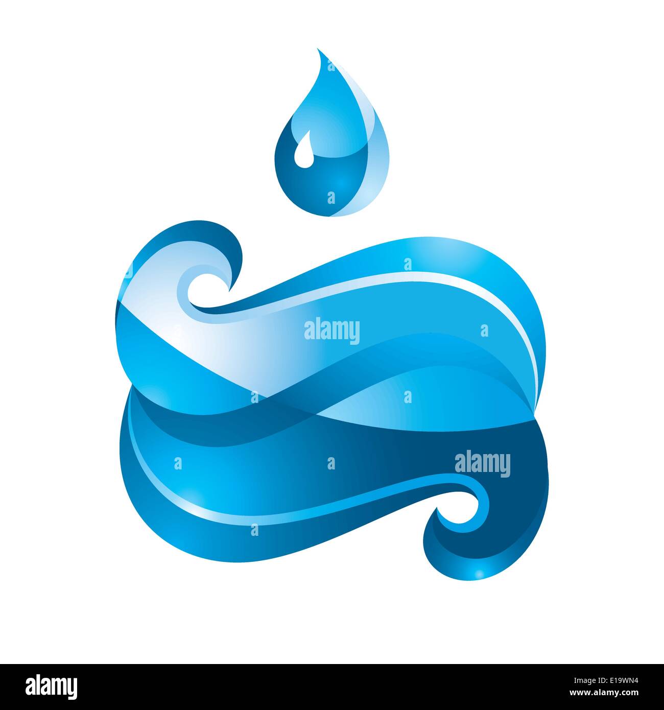 Blue Sign Water Stock Vector Image & Art Alamy