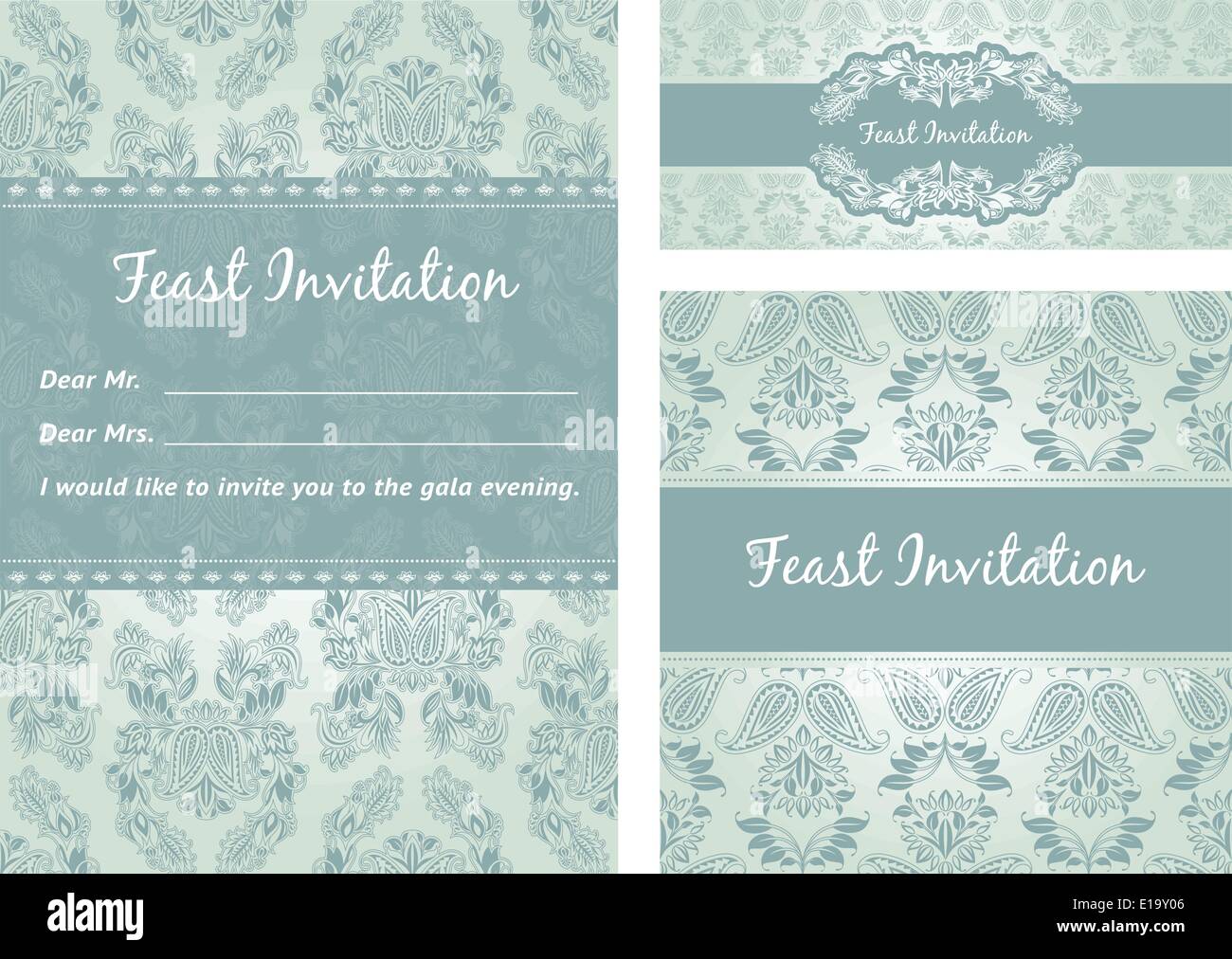 Set of ornate vector frames, design element Stock Vector Image & Art ...