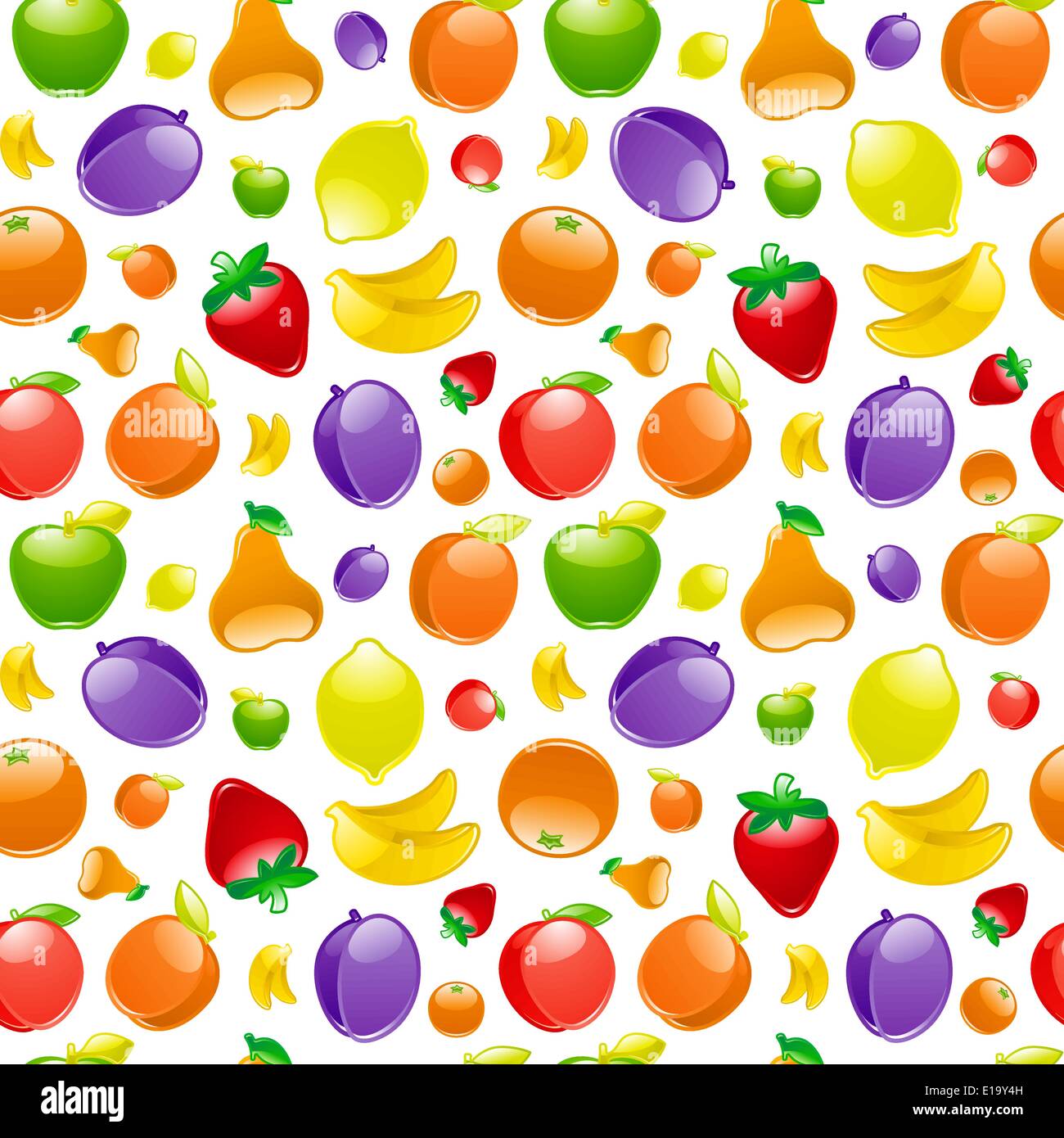 Fruit to background. Seamless pattern Stock Vector Image & Art - Alamy