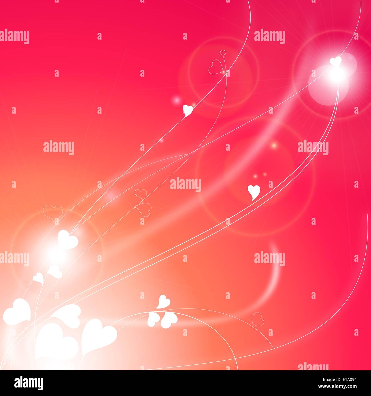 Valentine's day background with hearts. Vector 10eps Stock Vector