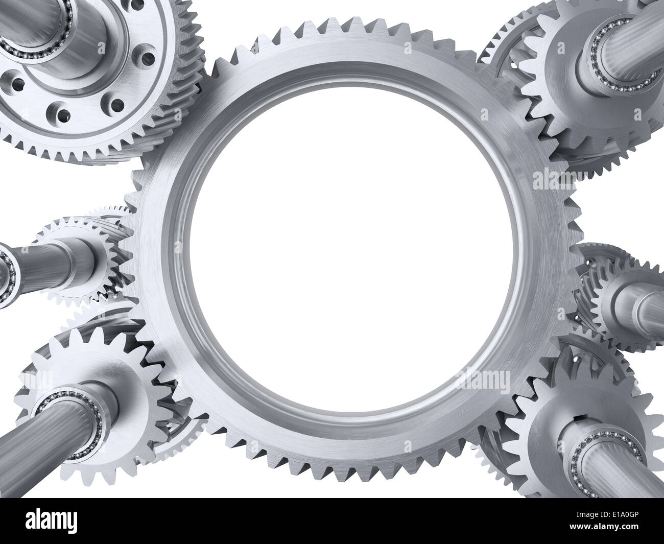 Abstract gears industrial background illustration Stock Photo Alamy