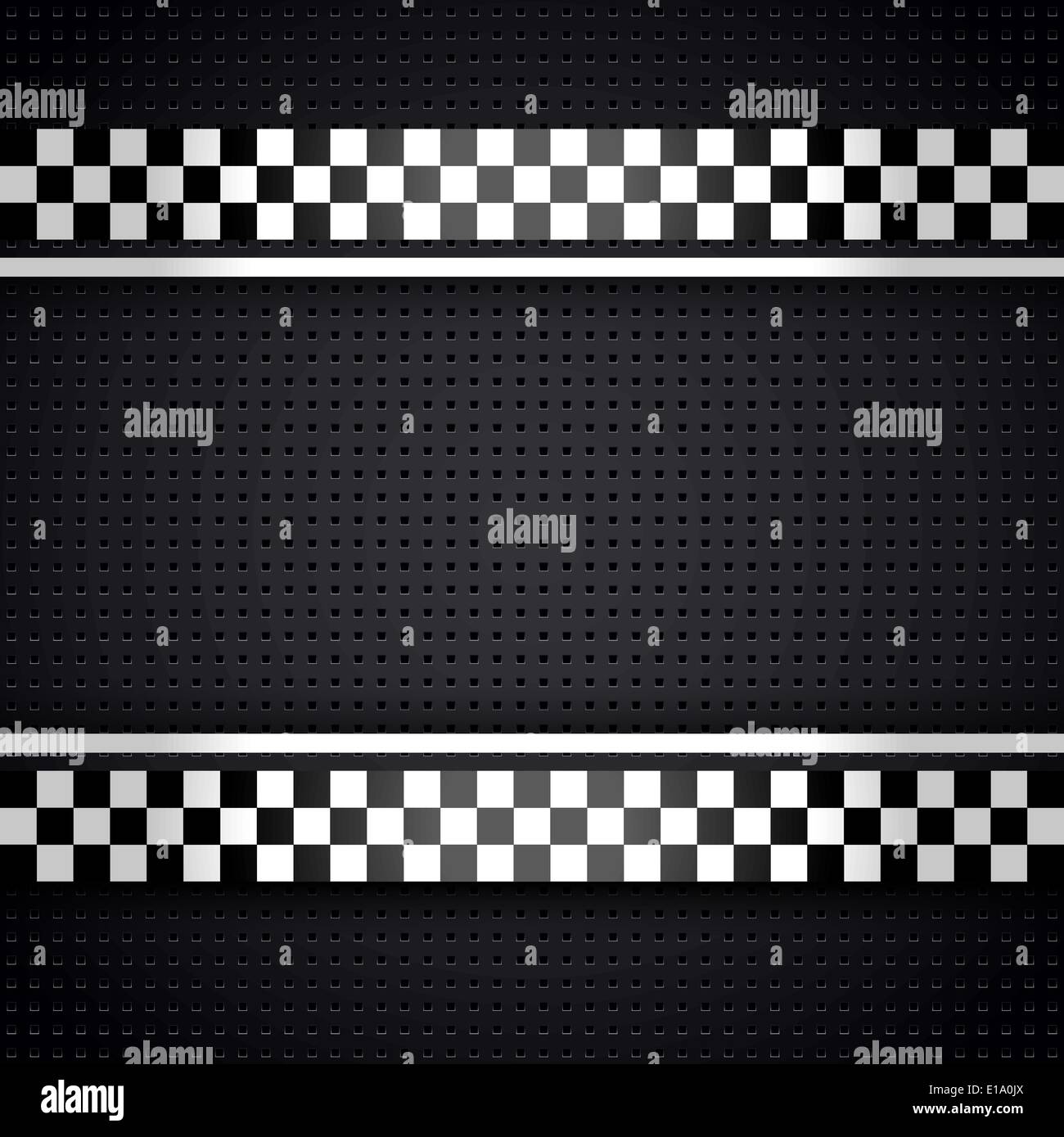 Structured metallic perforated for race sheet gray template, vector illustration 10eps Stock Vector