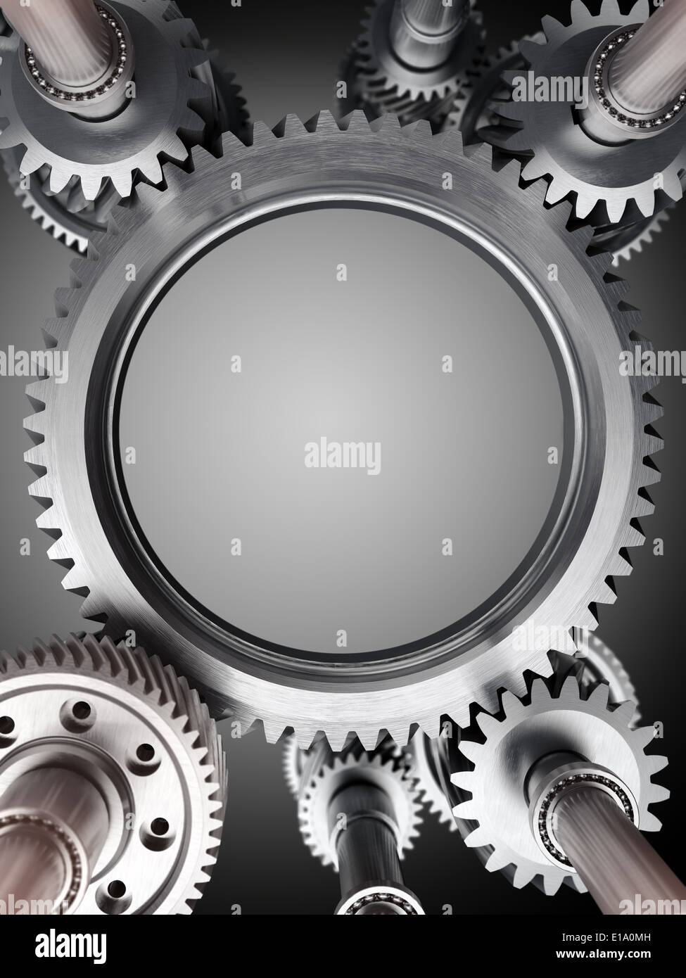 Abstract gears industrial background illustration Stock Photo Alamy