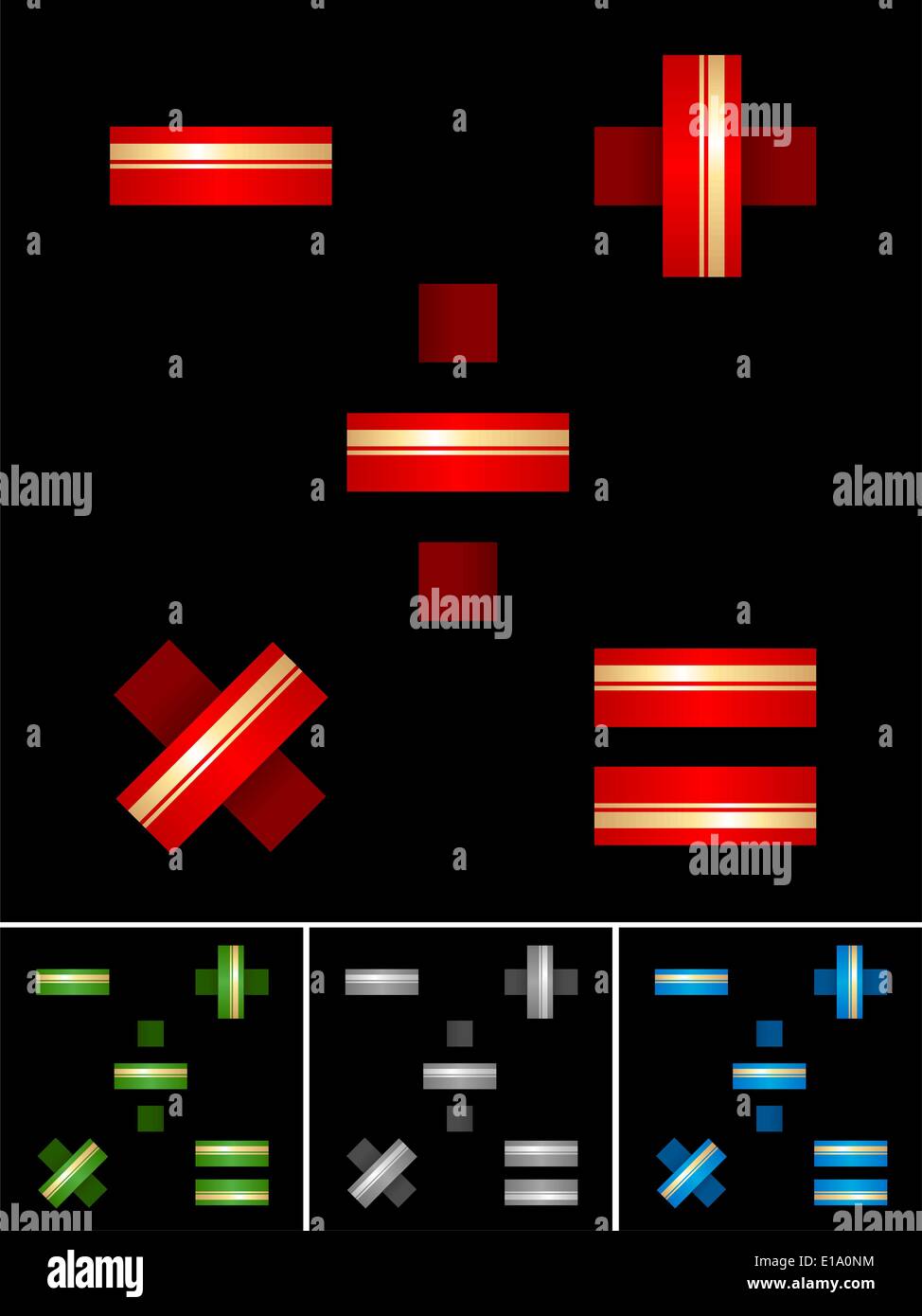 New green paper ribbon Stock Vector Images - Alamy