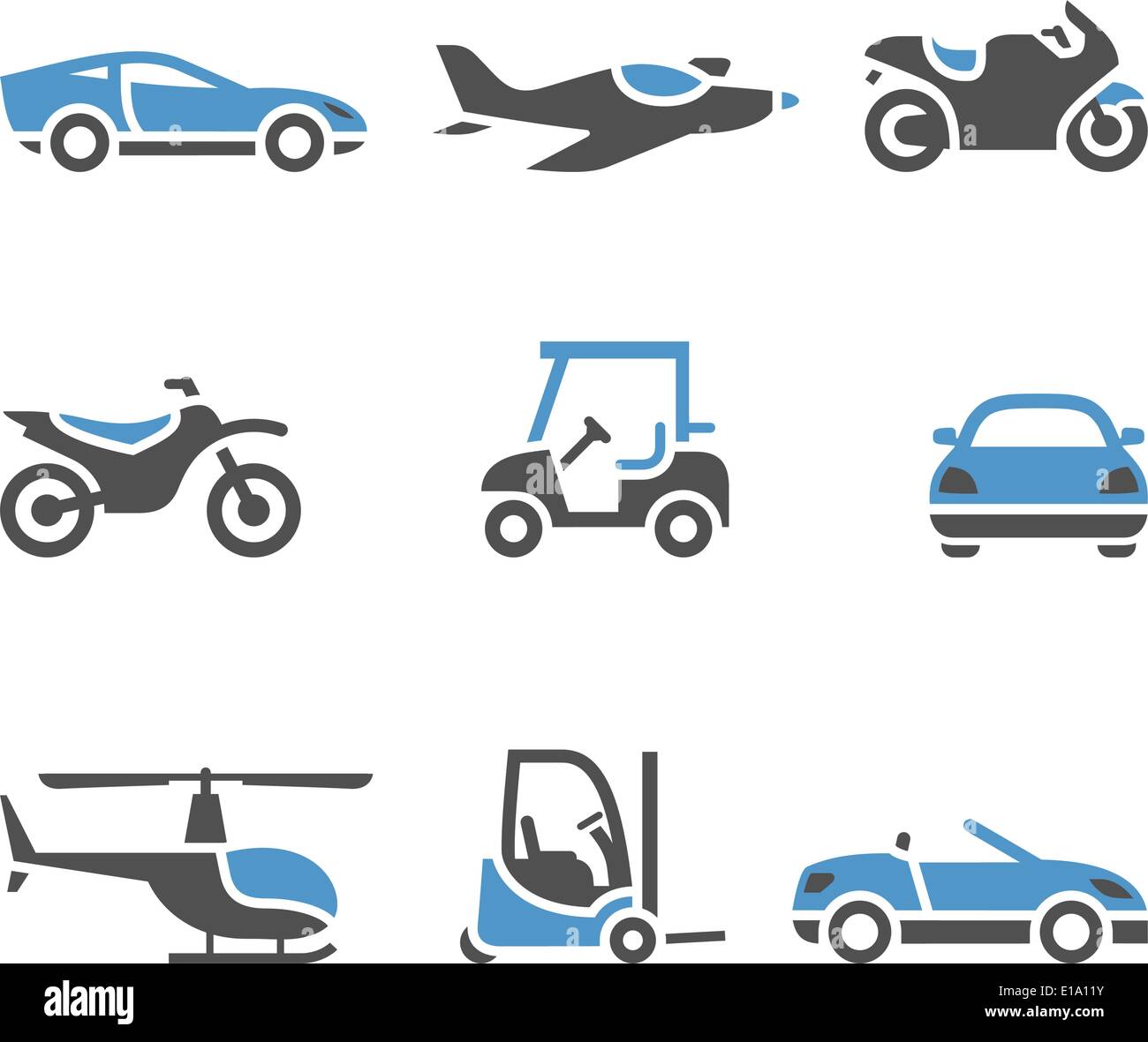 Forklift truck pictogram hi-res stock photography and images - Alamy