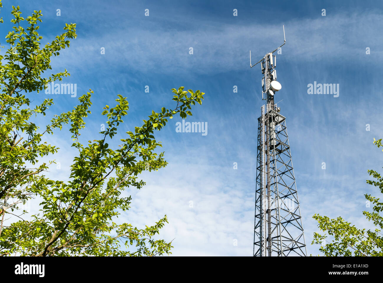 LTE - Long Term Evolution Base Station Stock Photo