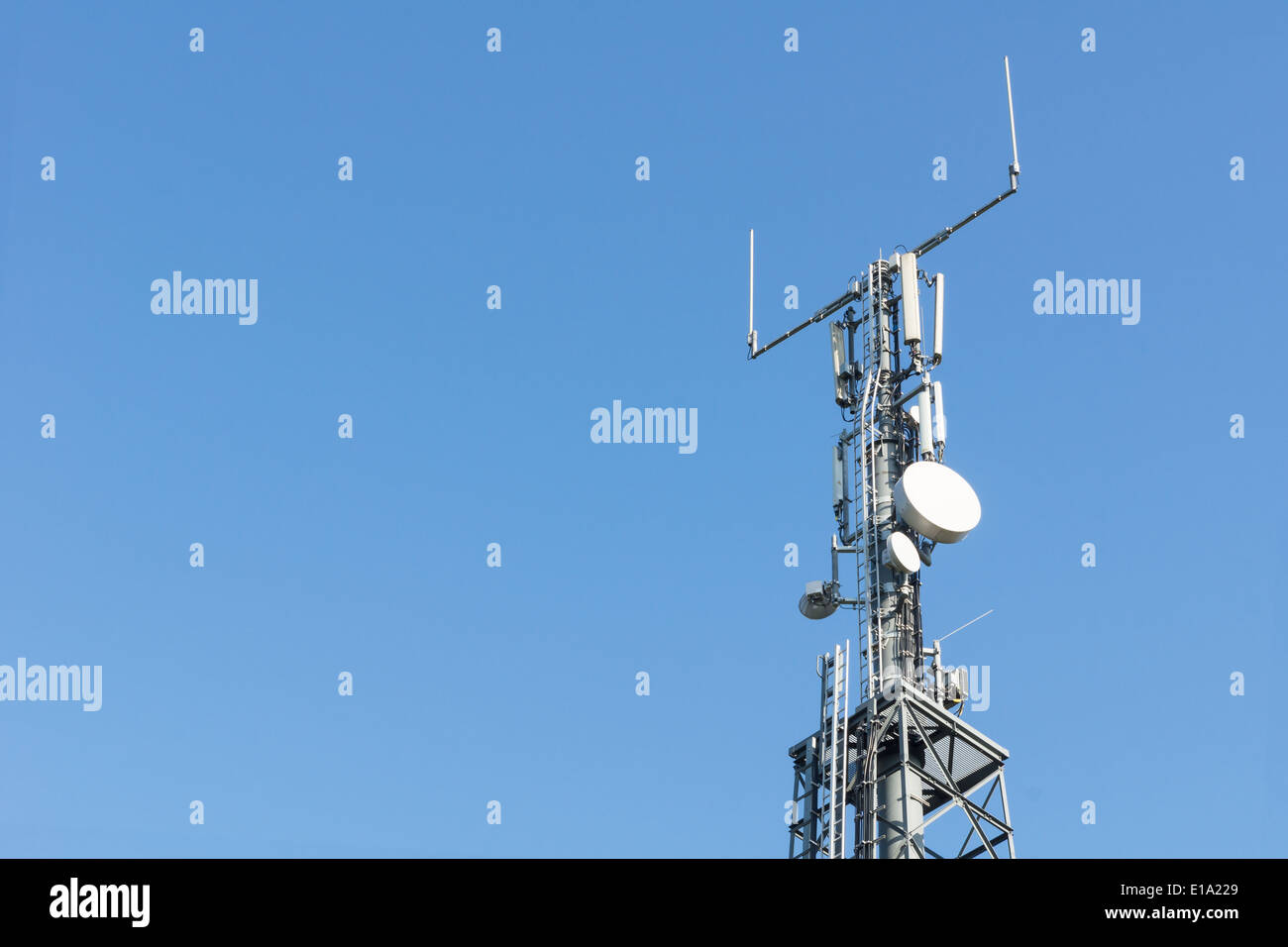 LTE - Long Term Evolution Base Station Stock Photo