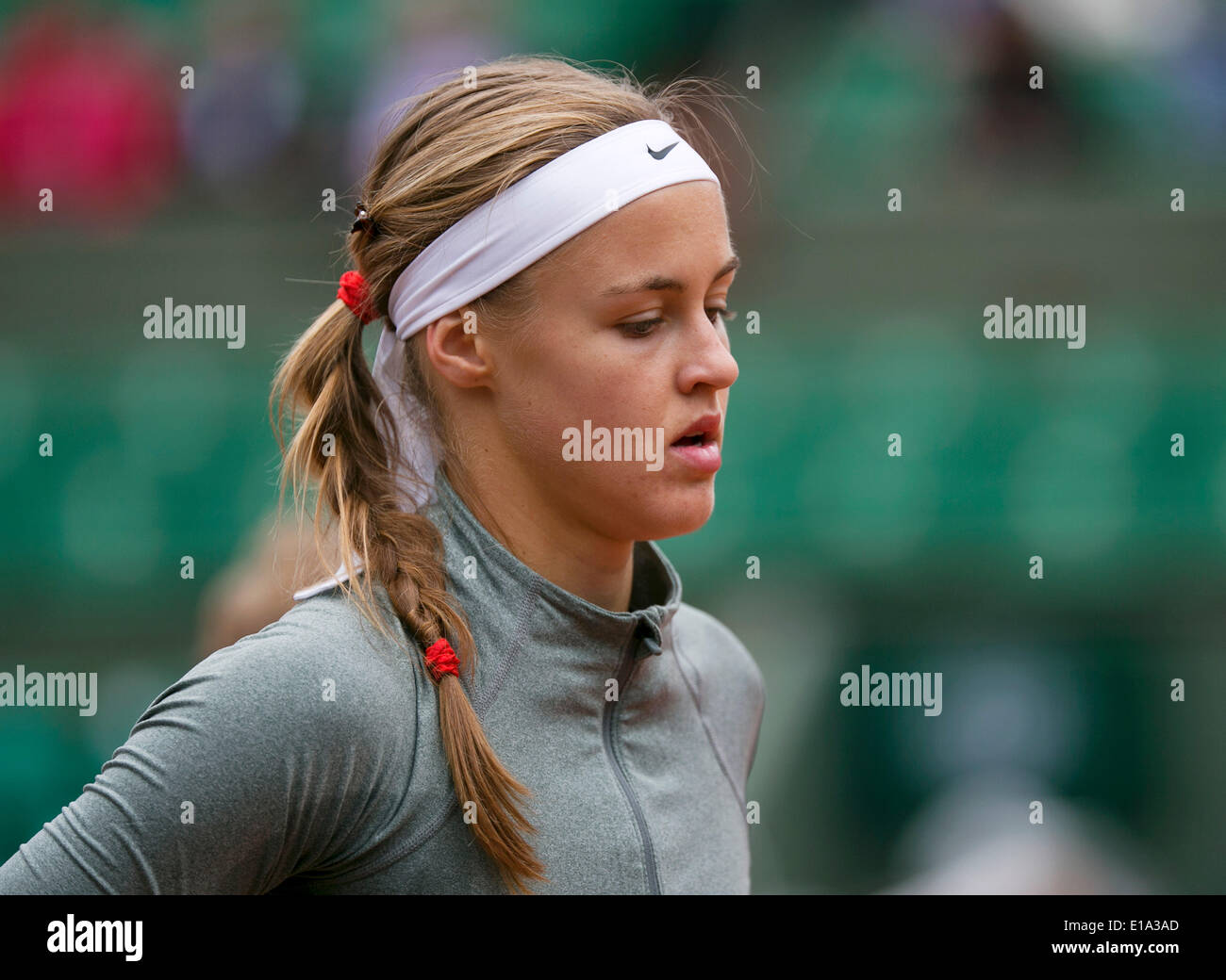 Paris, France. 28th May 2014. Tennis, French Open, Roland Garros, Anna Schmiedlova (SVK) Photo:Tennisimages/Henk Koster/Alamy Live News  Stock Photo