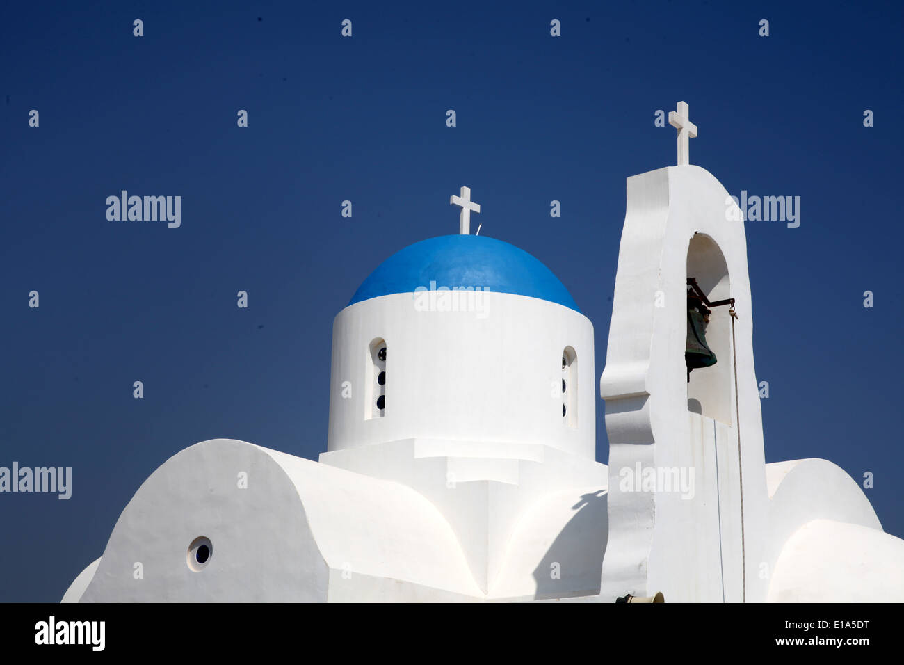 Beautiful greek style church in Cyprus  Stock Photo