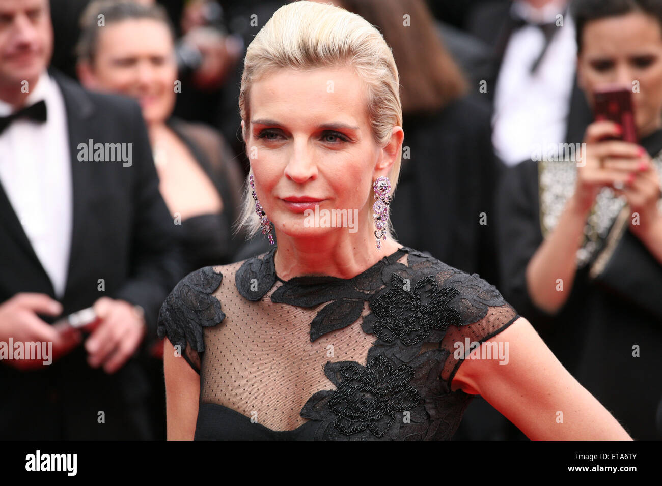 Melita Toscan du Plantier at the the Grace of Monaco gala screening and opening ceremony red carpet at the 67th Cannes Film Fest Stock Photo