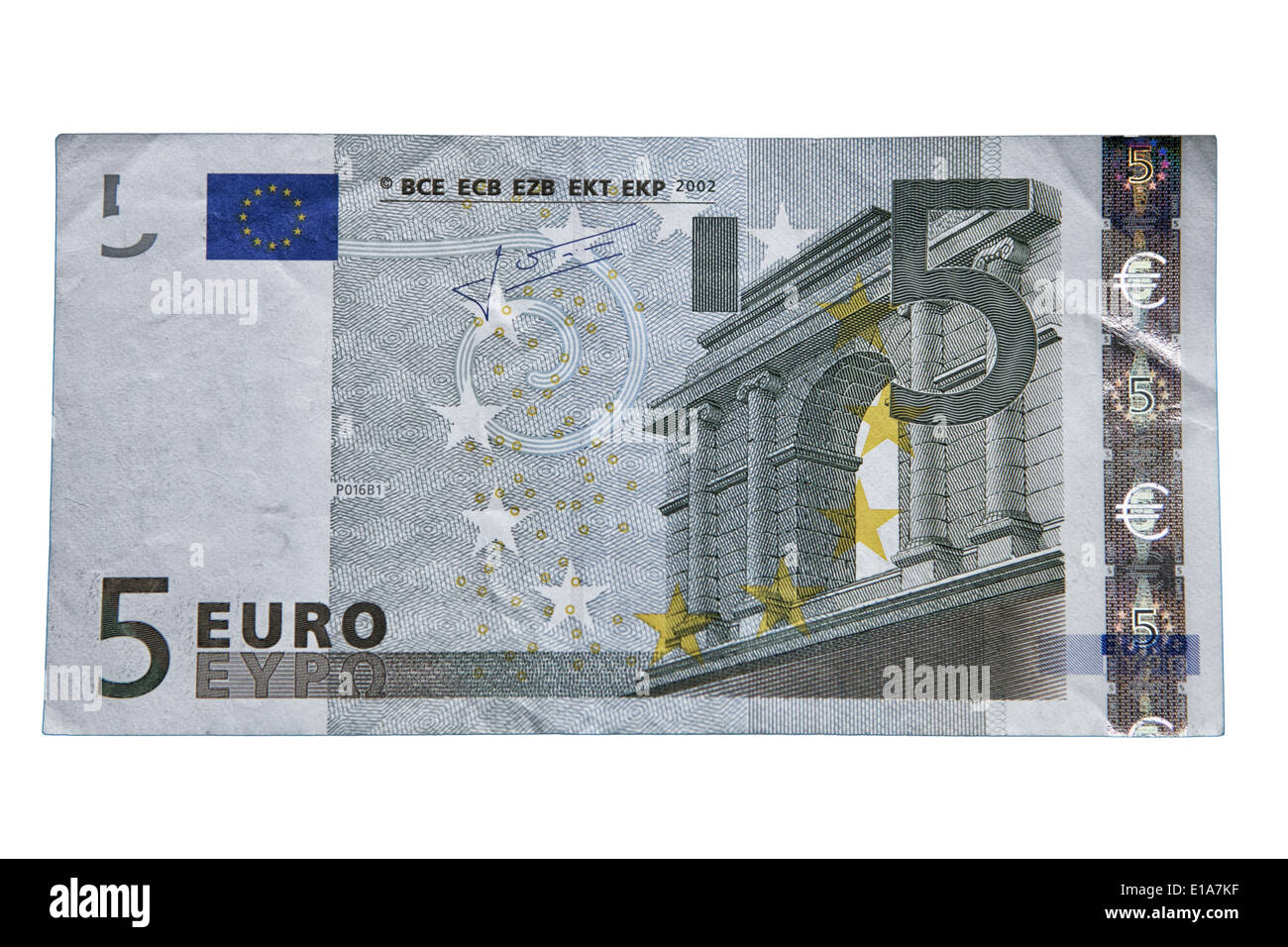 Five euro note hi-res stock photography and images - Alamy