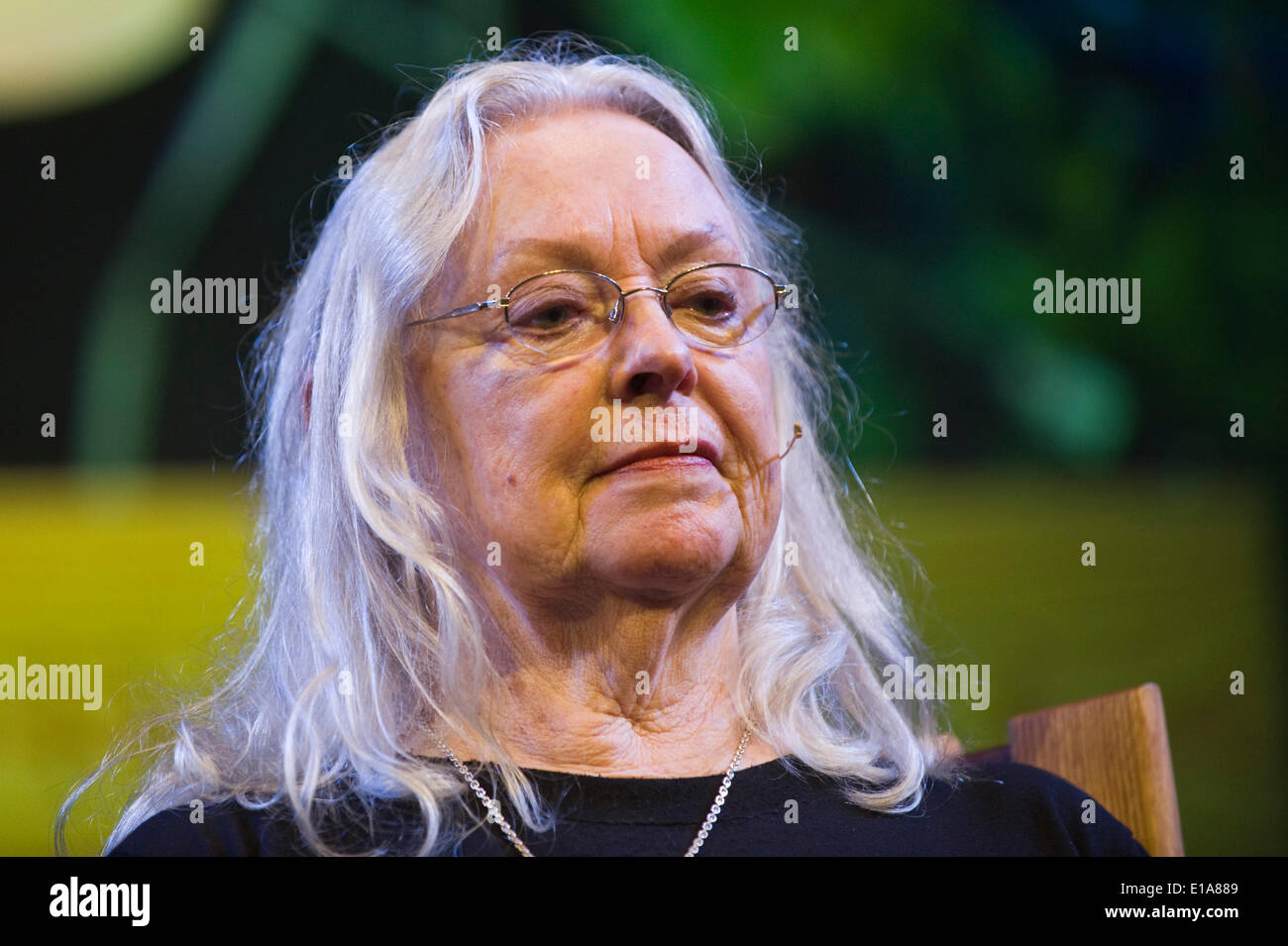 Gillian Clarke, National Poet of Wales, pictured at Hay Festival 2014. © Jeff Morgan Stock Photo