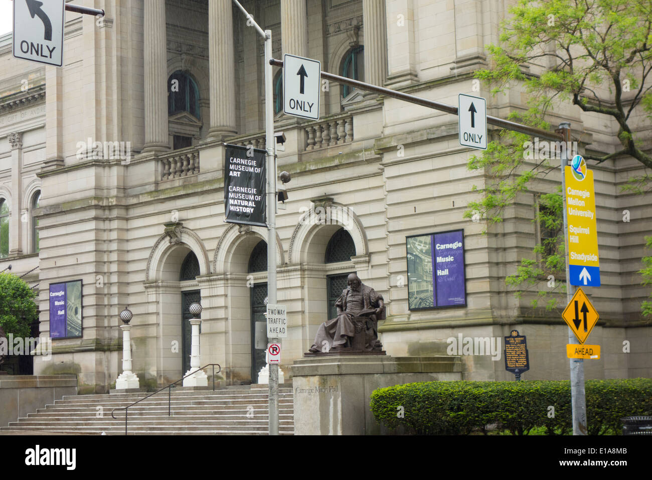 Carnegie music hall in Pittsburgh PA Stock Photo Alamy
