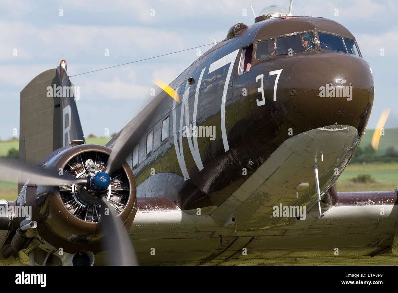 C-47 skytrain Stock Photo