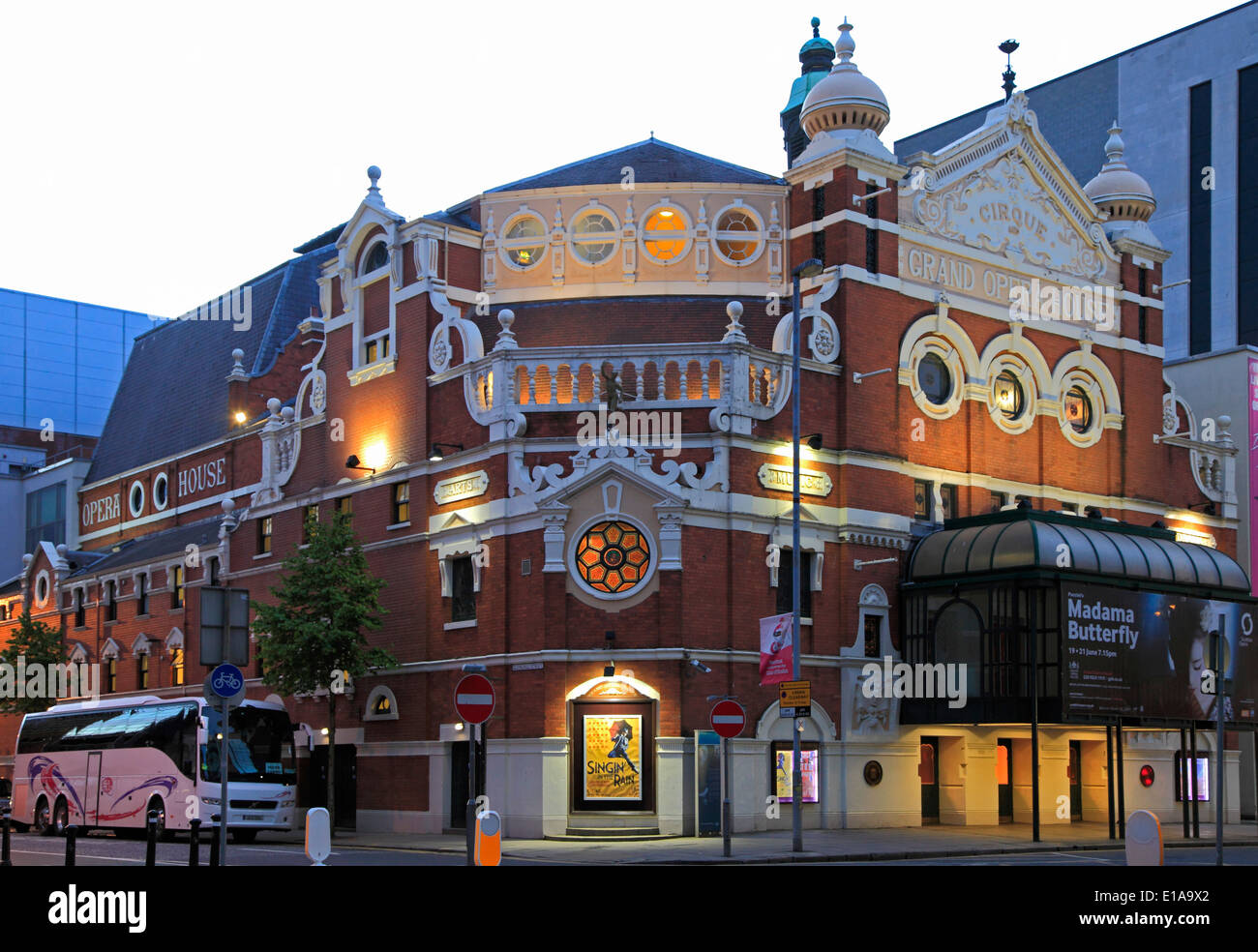 UK, Northern Ireland, Belfast, Grand Opera House, Stock Photo