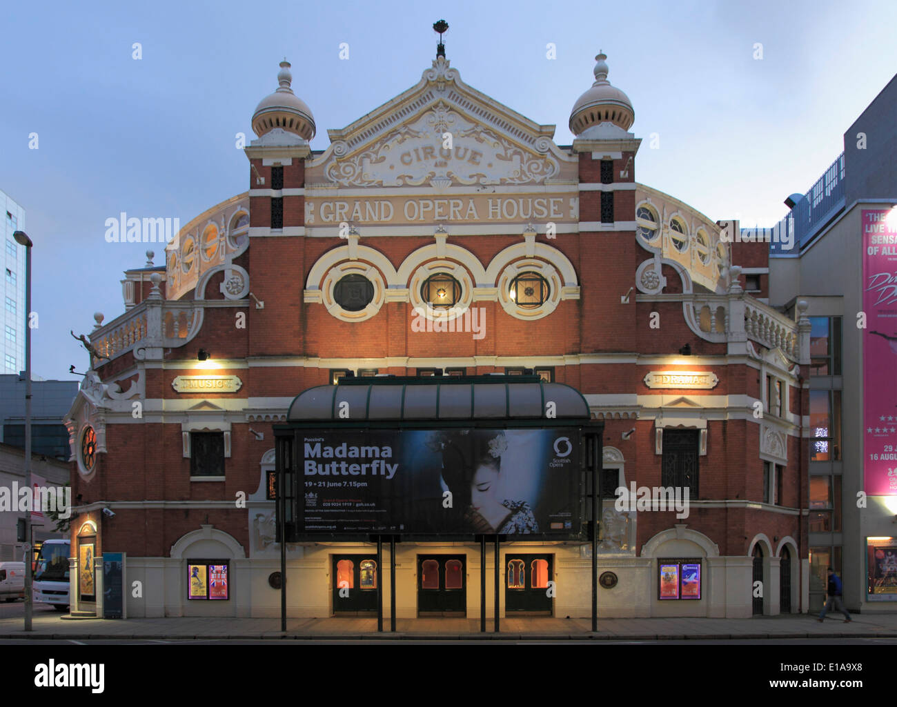UK, Northern Ireland, Belfast, Grand Opera House Stock Photo Alamy