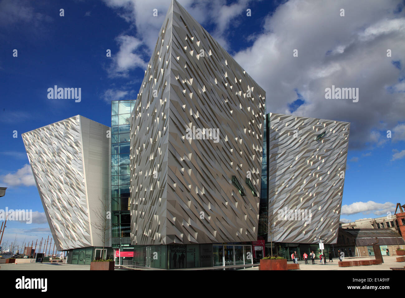 UK, Northern Ireland, Belfast, Titanic Belfast, Stock Photo