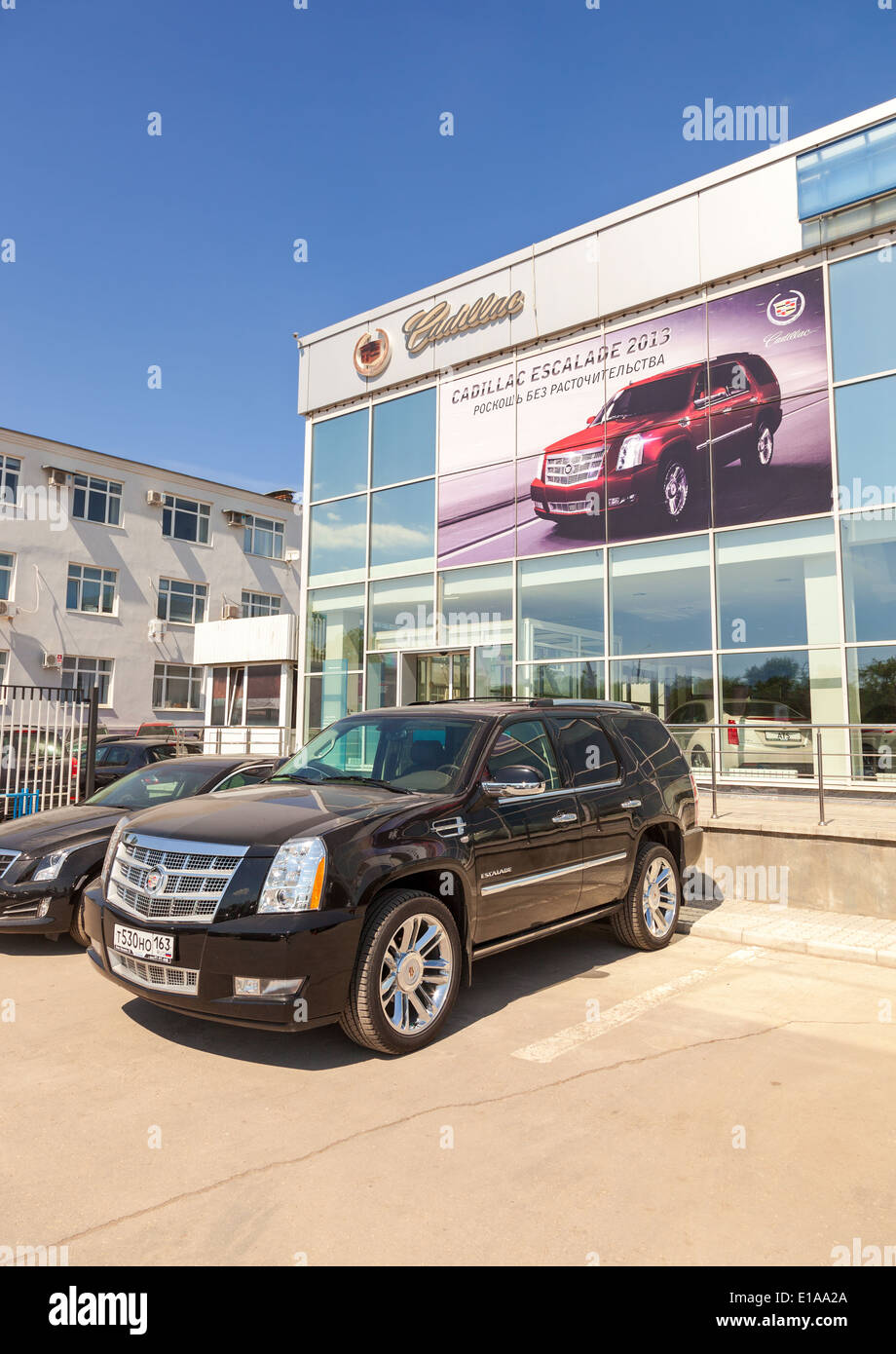 Office of official dealer Cadillac Stock Photo Alamy