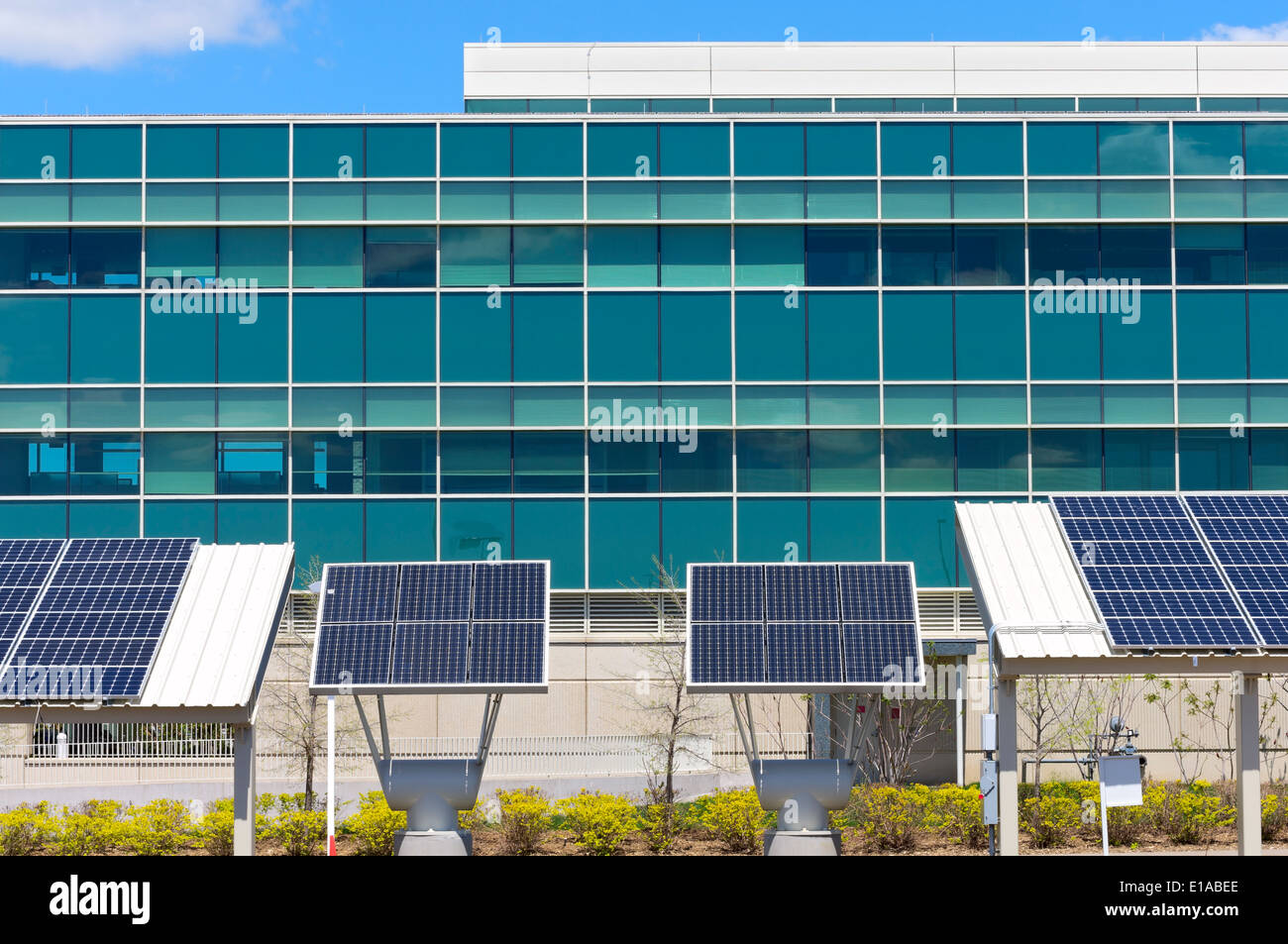 Solar panels office building hires stock photography and images Alamy
